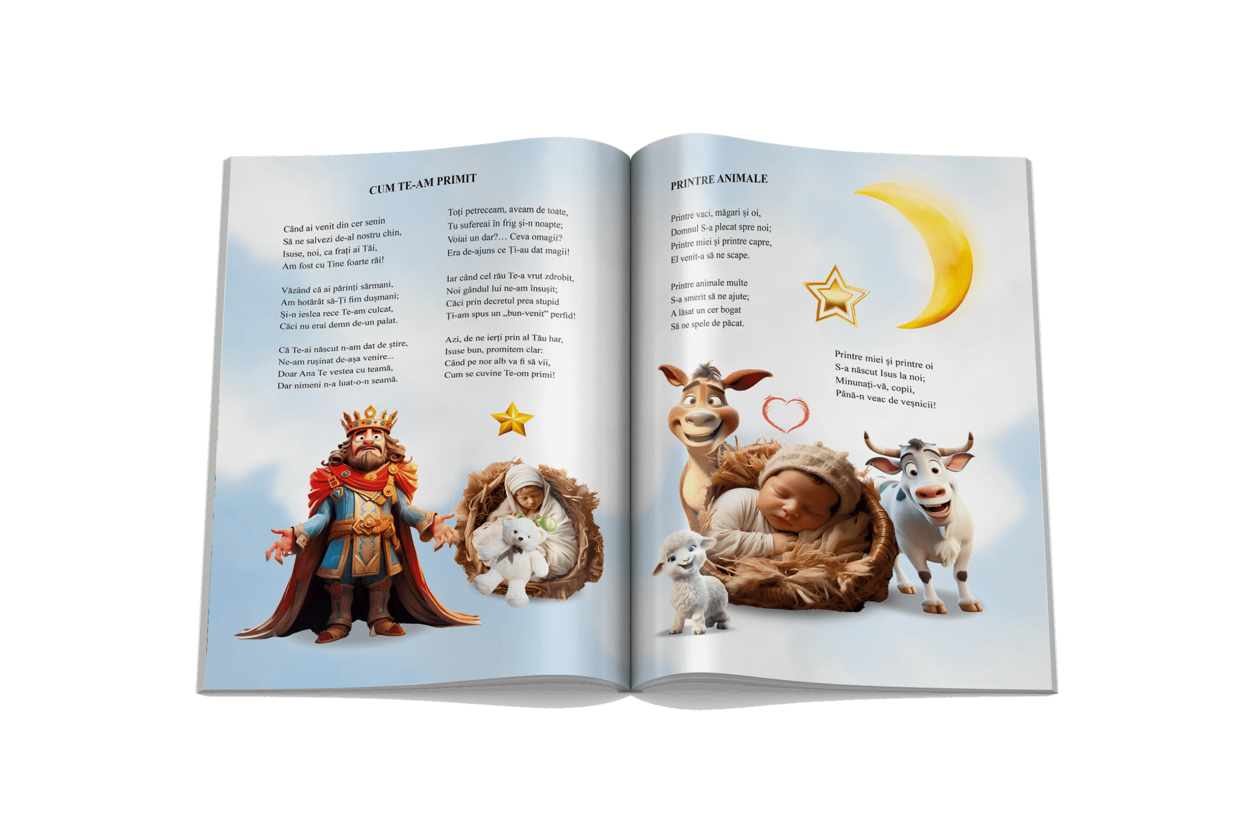 Pagină interioară din Versuri de Crăciun