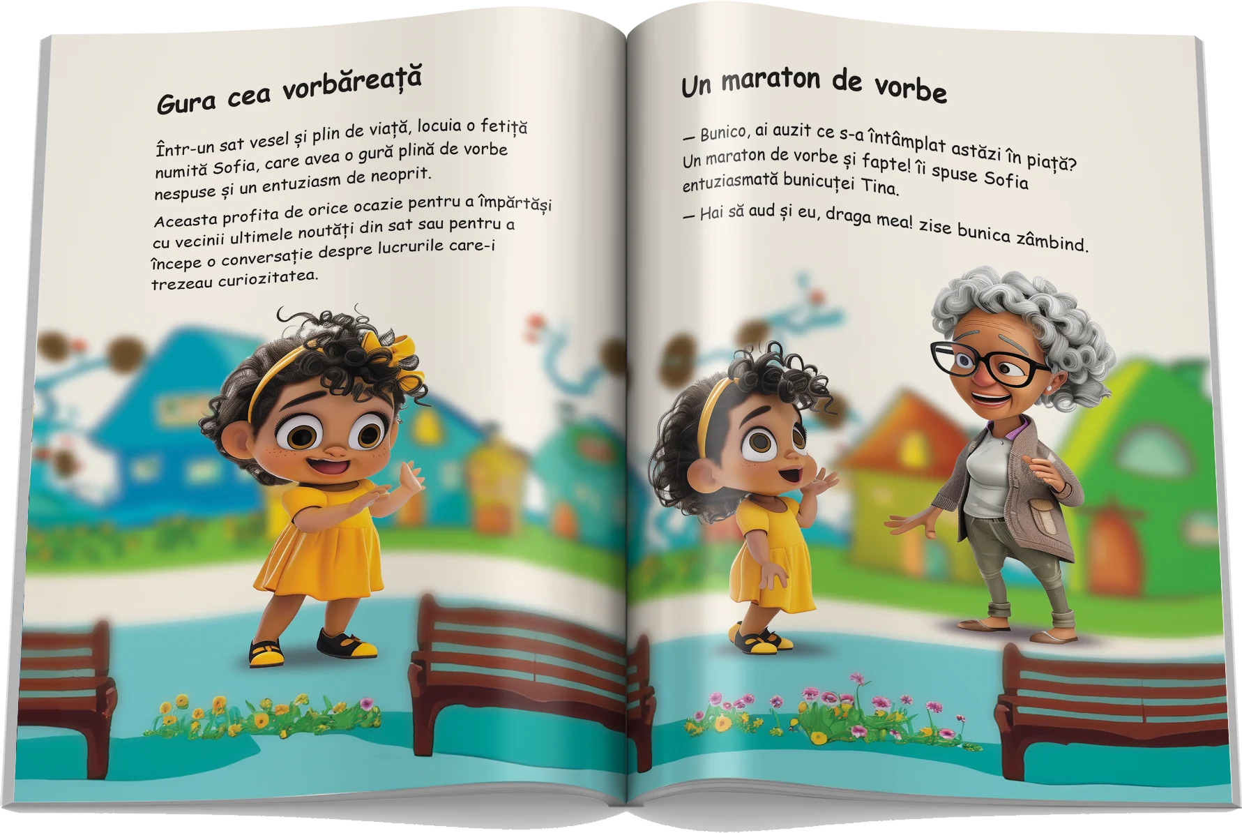 Pagină interioară din Setul Proverbe Românești