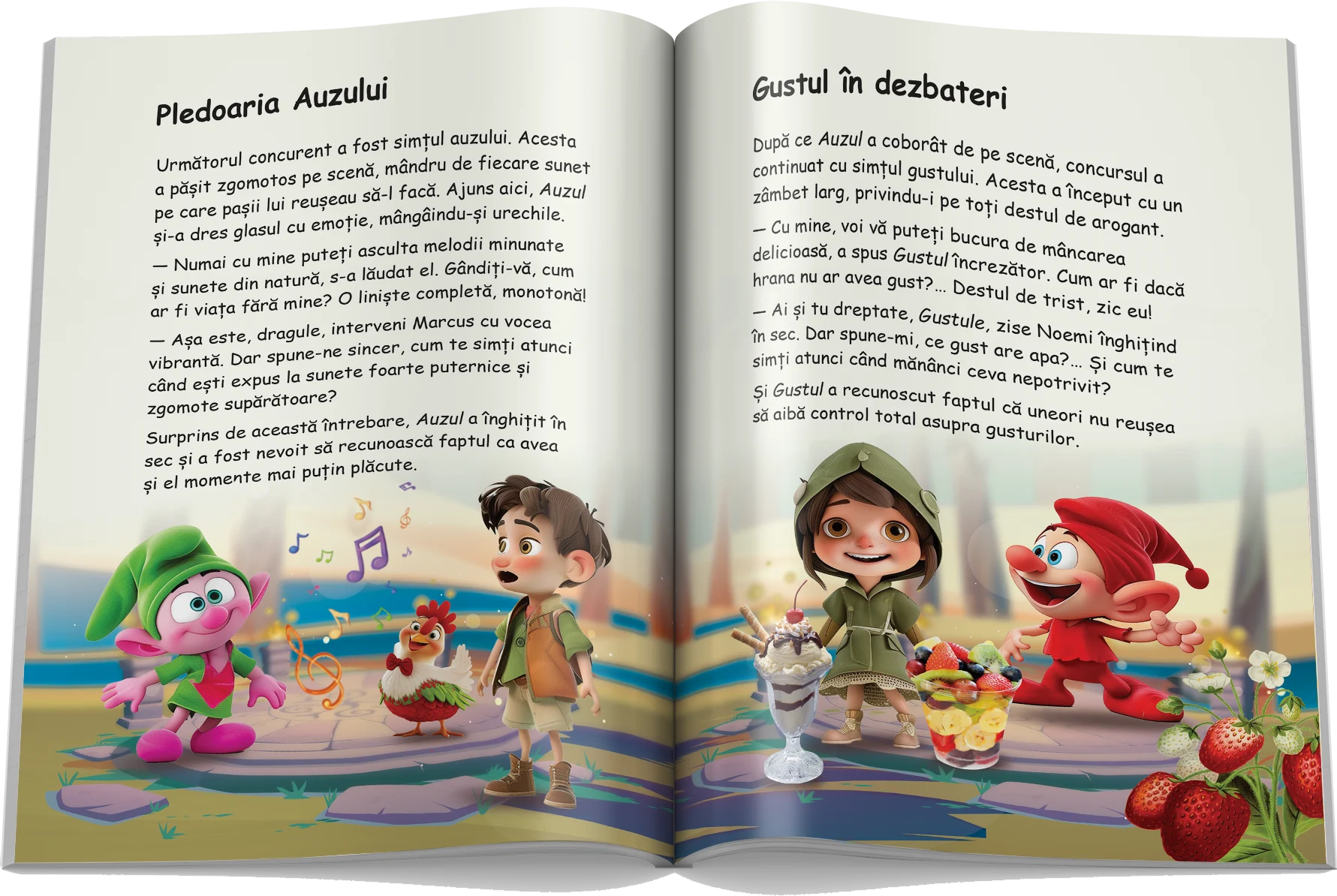 Pagină interioară din Setul cele 5 Simțuri