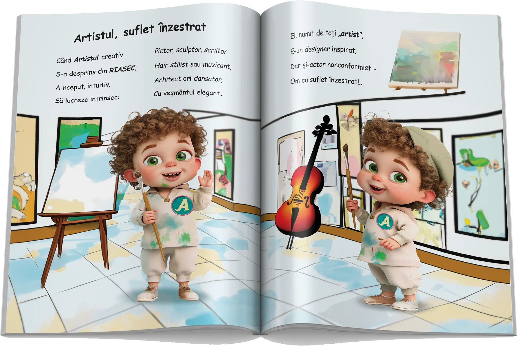 Pagină interioară din Setul Universul Meseriilor