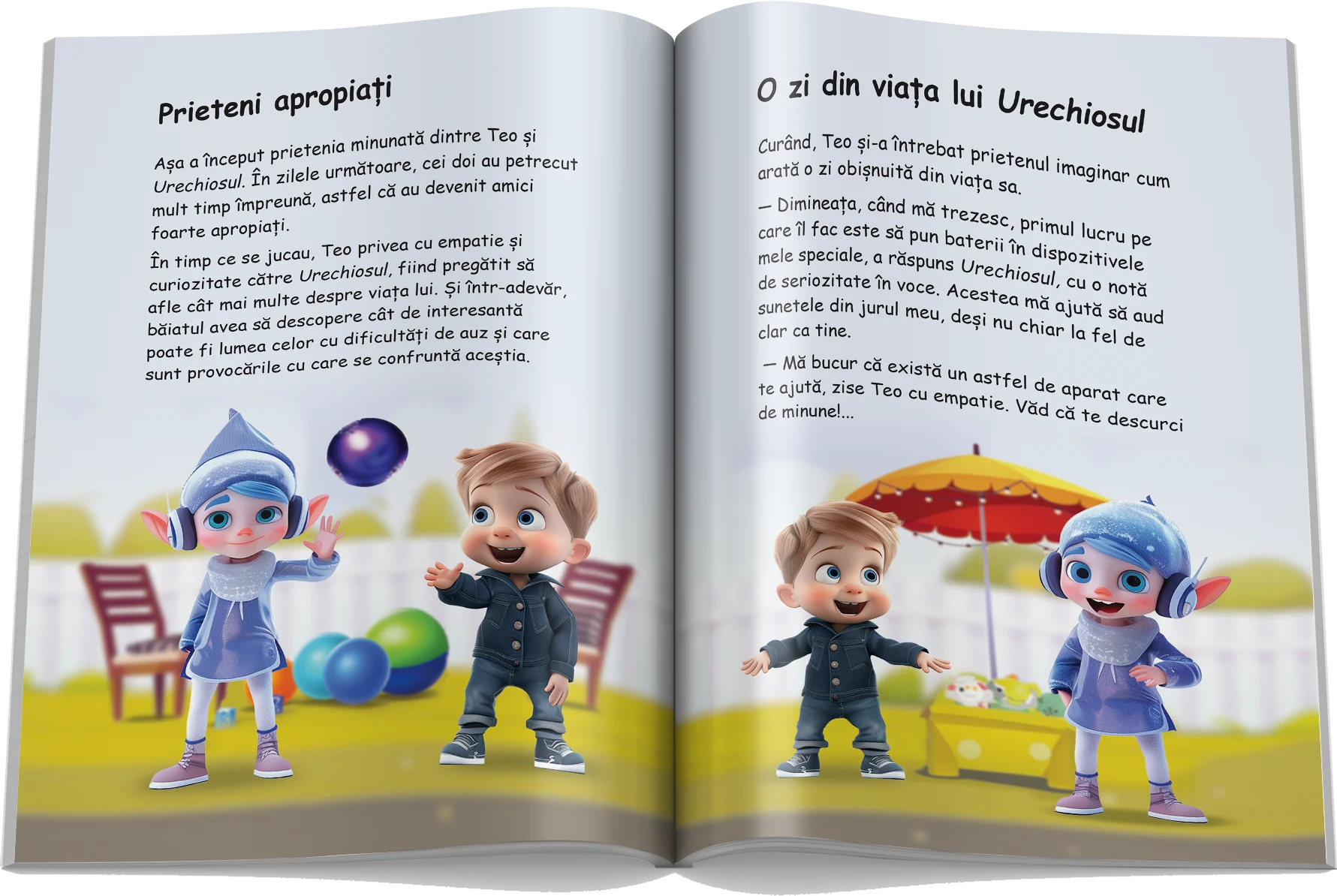 Pagină interioară din Setul cele 5 Simțuri