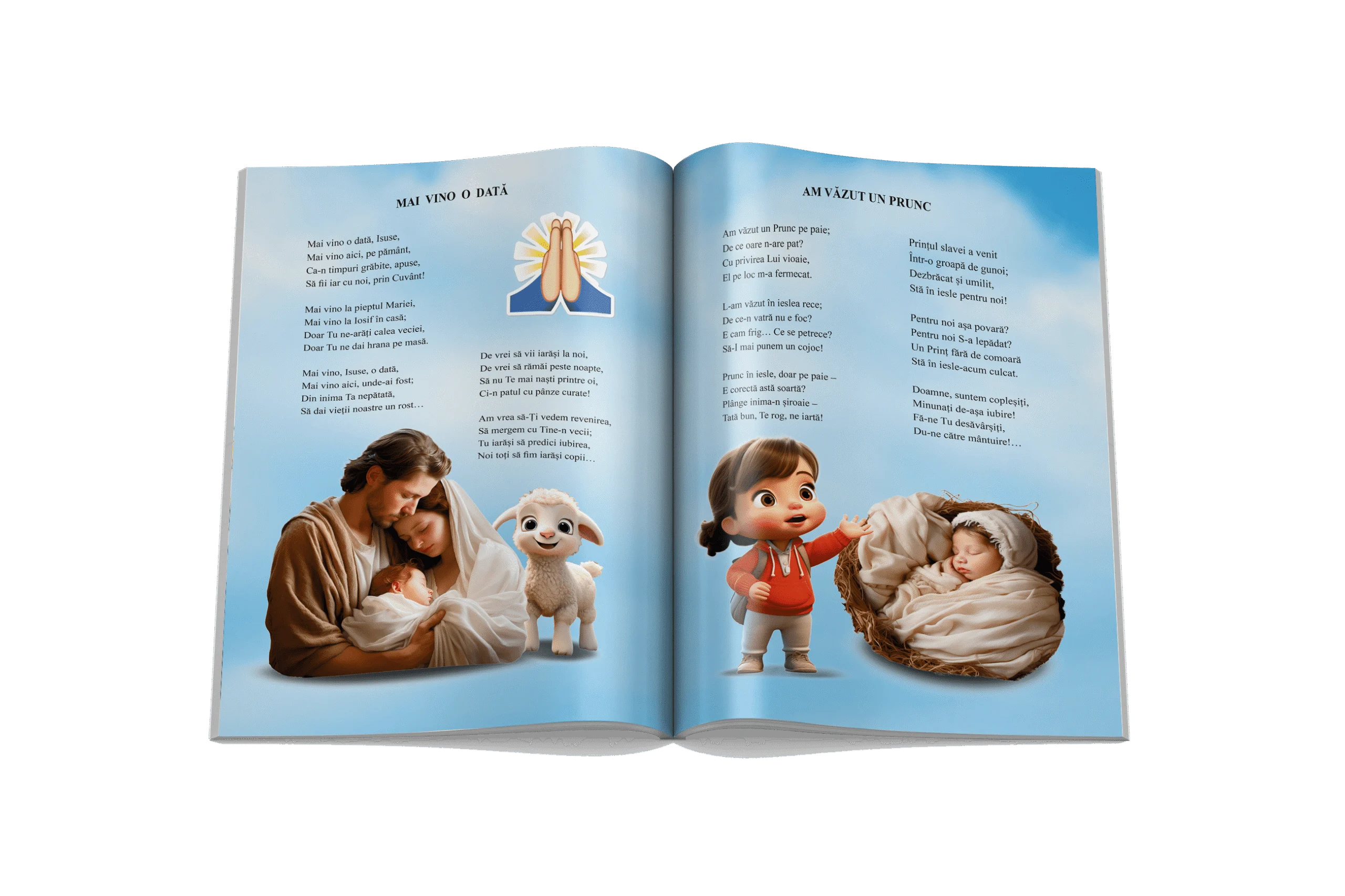 Pagină interioară din Versuri de Crăciun