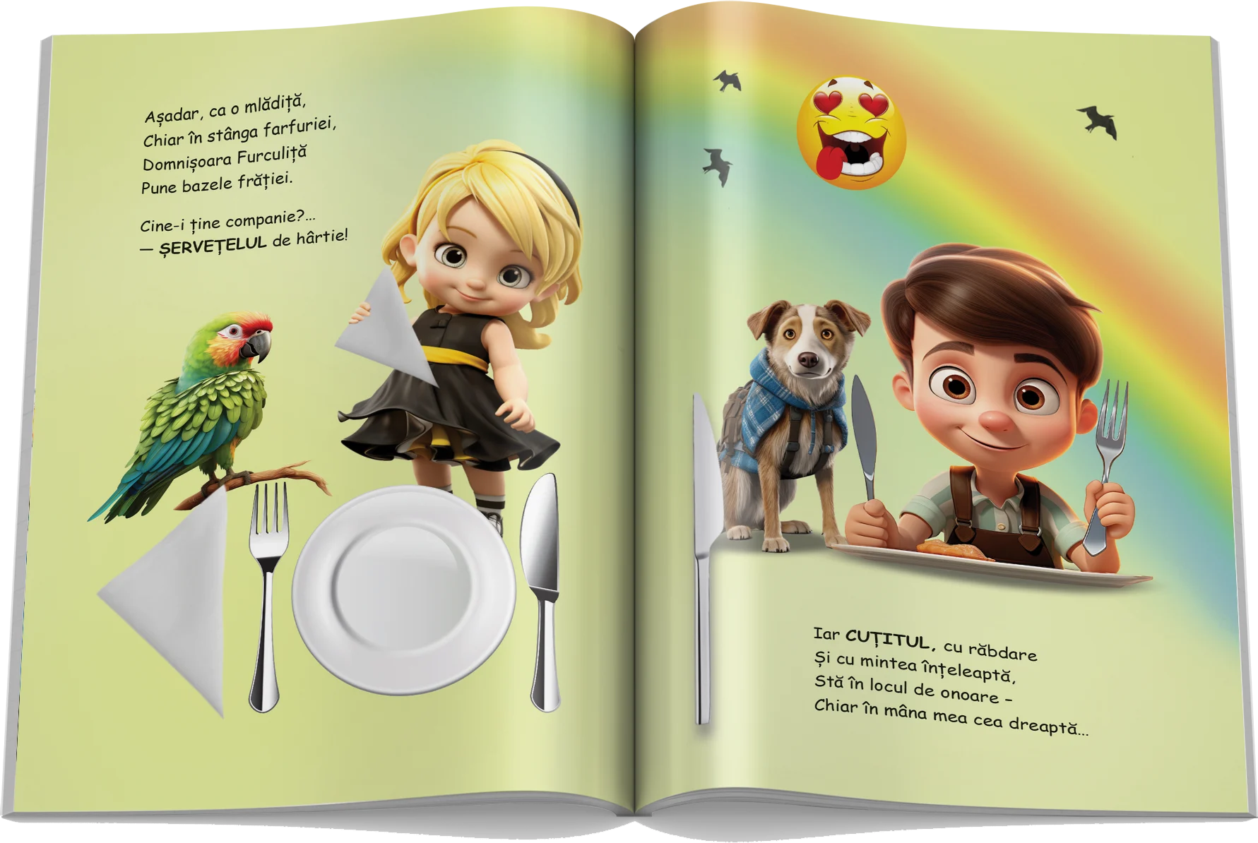 Pagină interioară din Setul Prichindeii Pricepuți