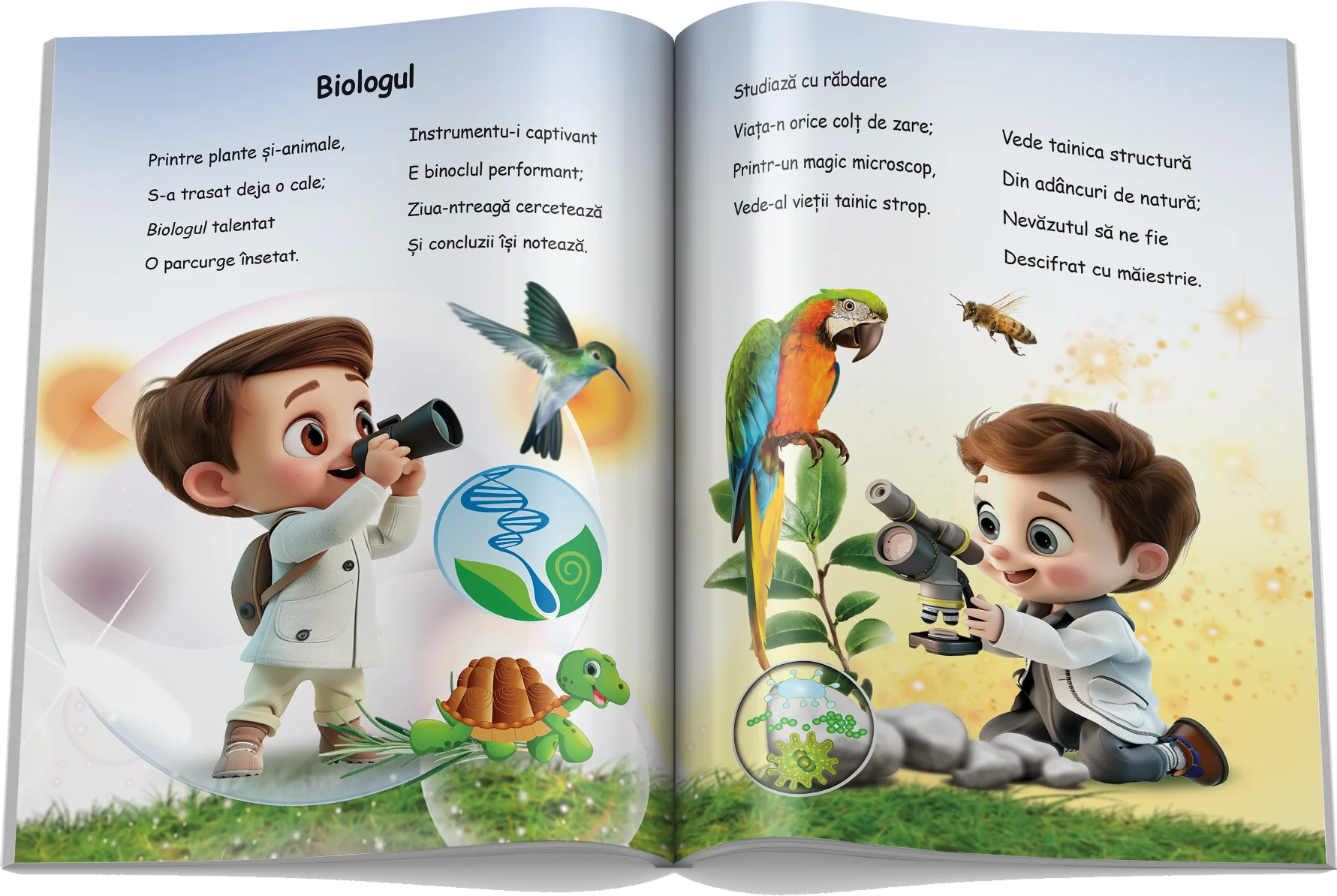 Pagină interioară din Setul Universul Meseriilor