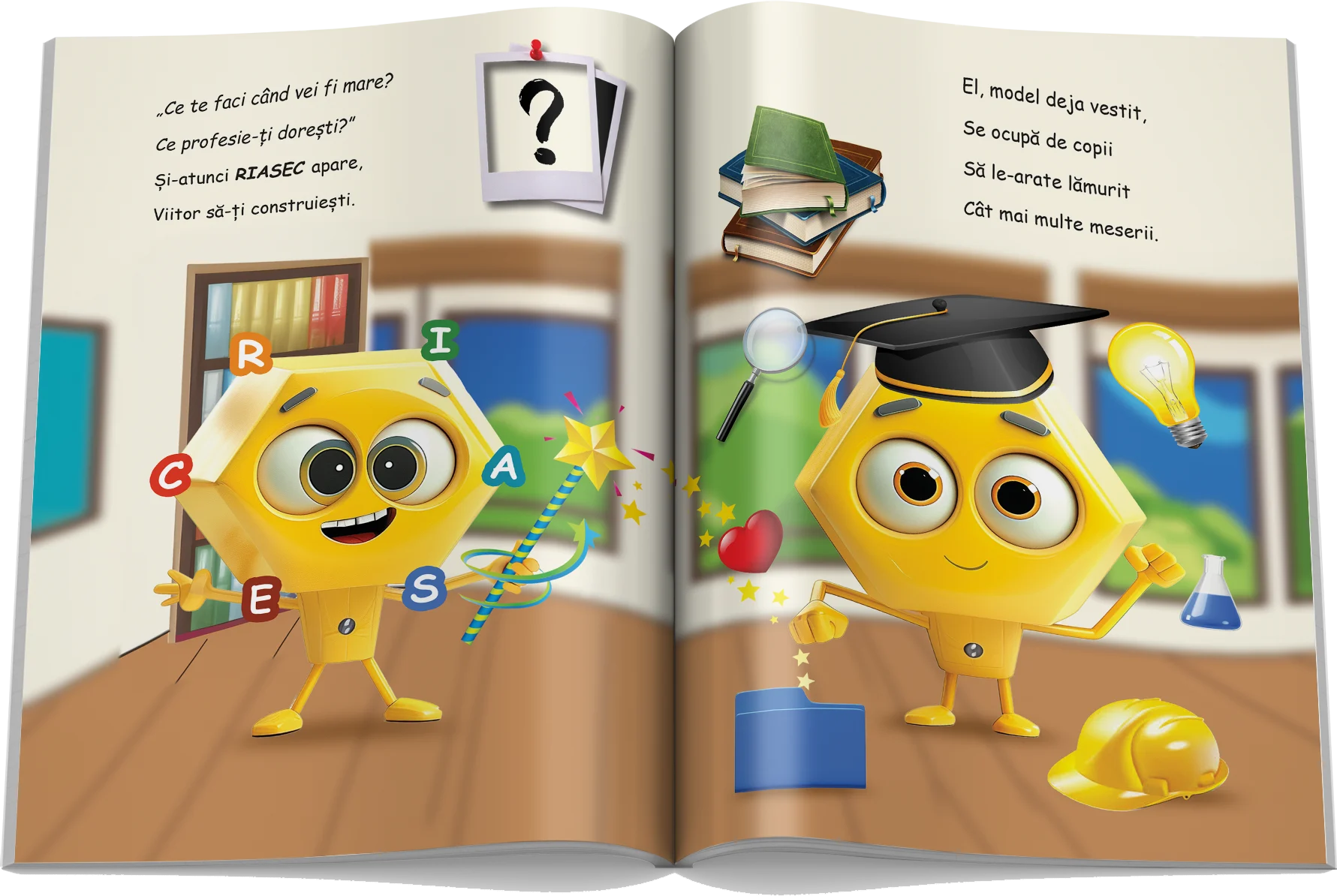 Pagină interioară din Setul Universul Meseriilor