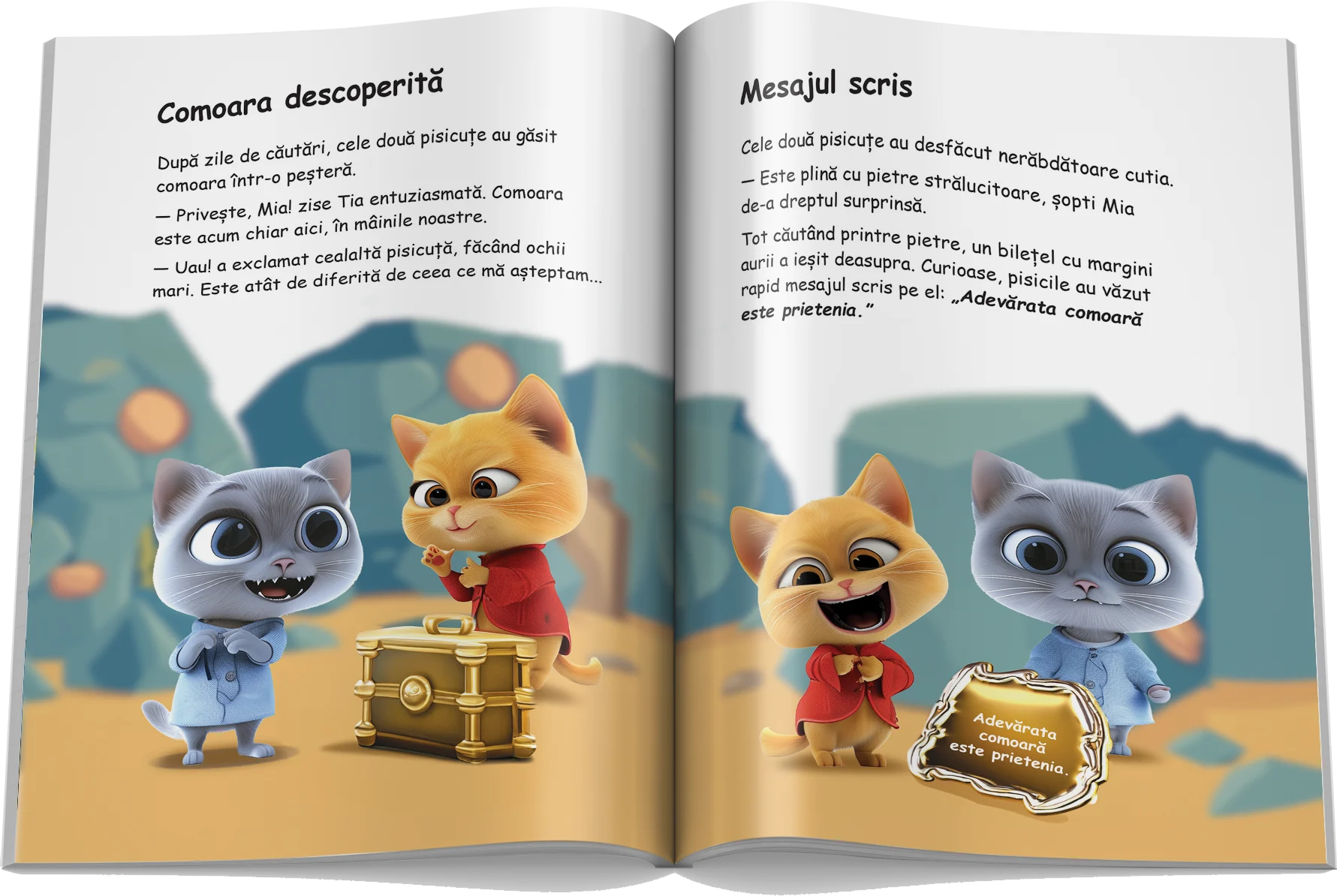 Pagină interioară din Setul Proverbe Românești