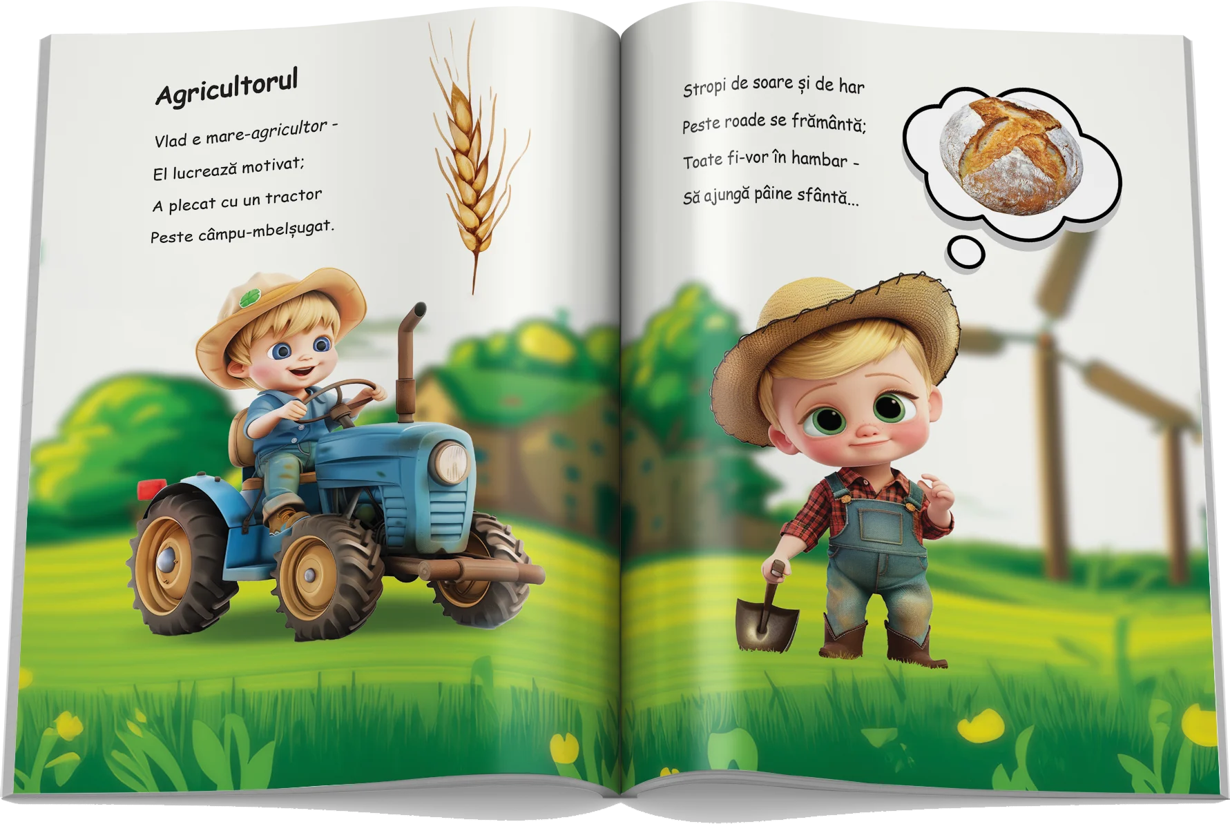 Pagină interioară din Setul Universul Meseriilor