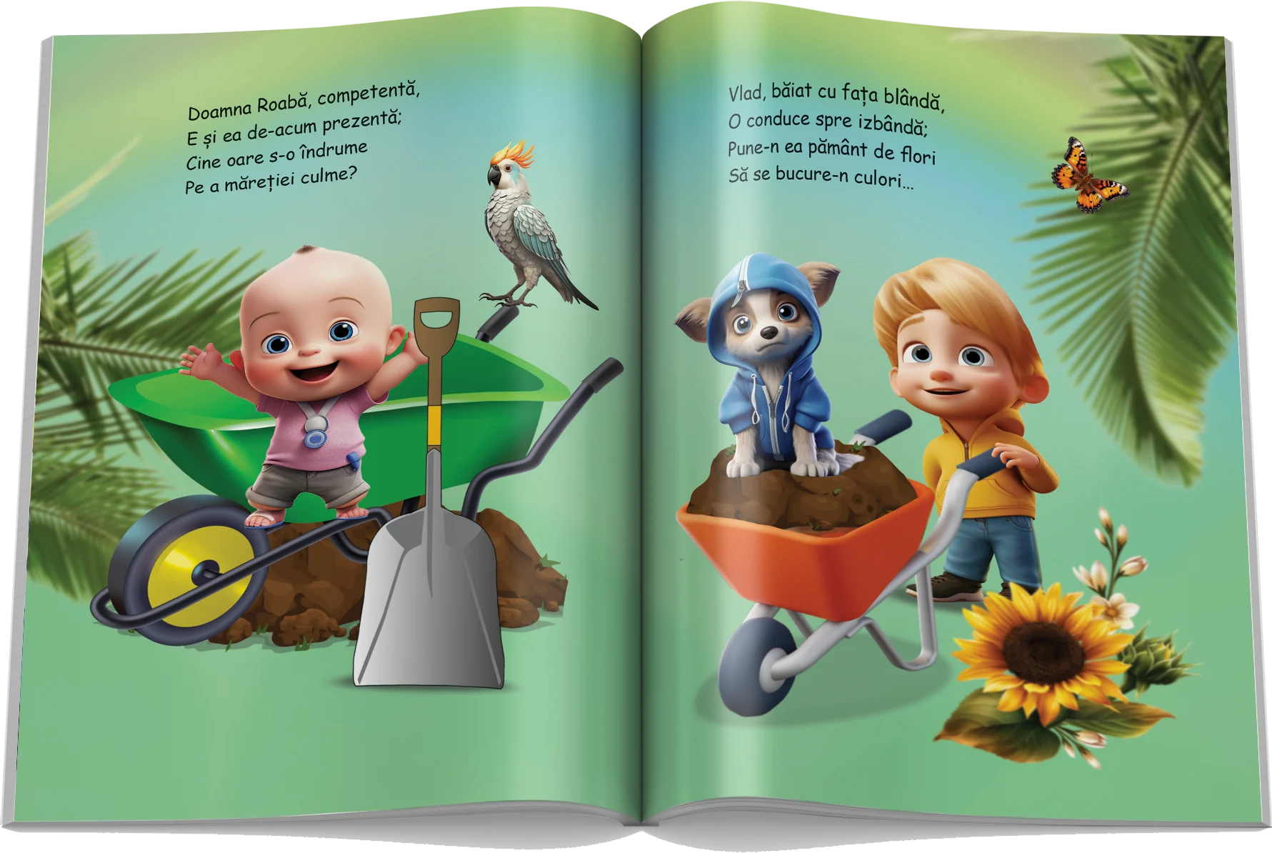 Pagină interioară din Setul Prichindeii Pricepuți