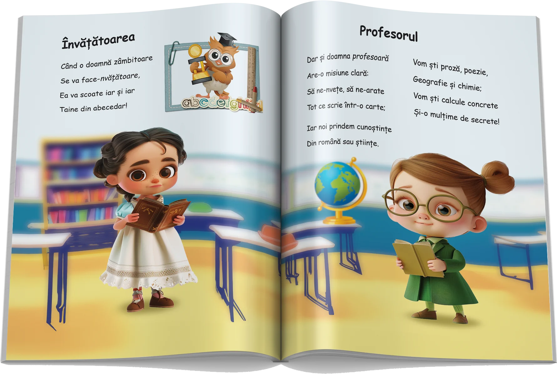 Pagină interioară din Setul Universul Meseriilor