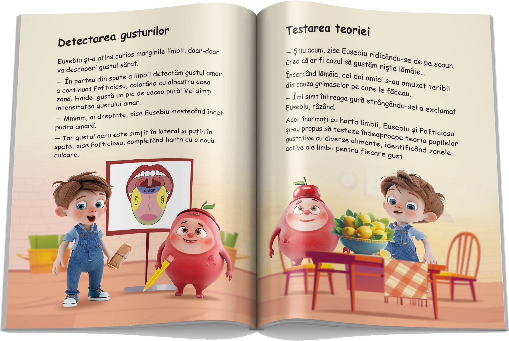 Pagină interioară din Setul cele 5 Simțuri