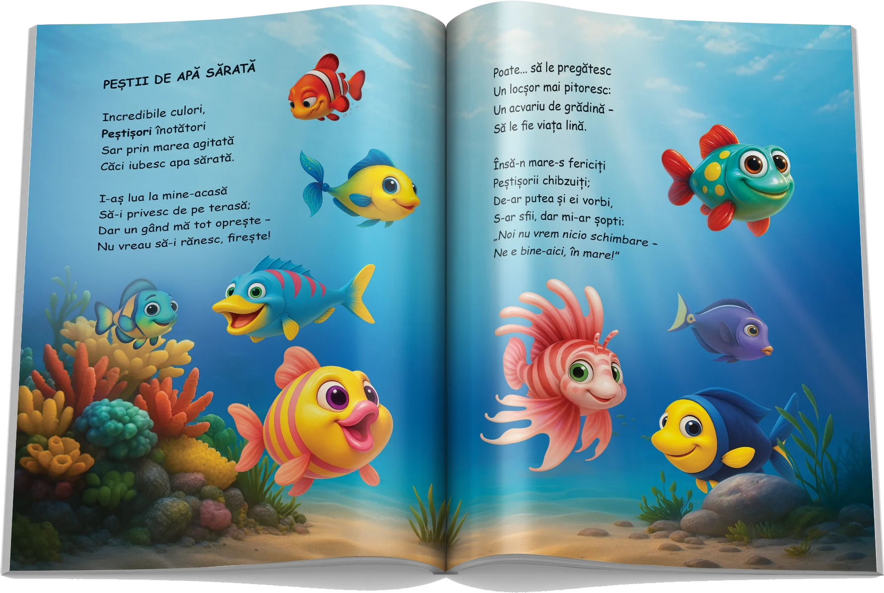 Pagină interioară din Setul Animale