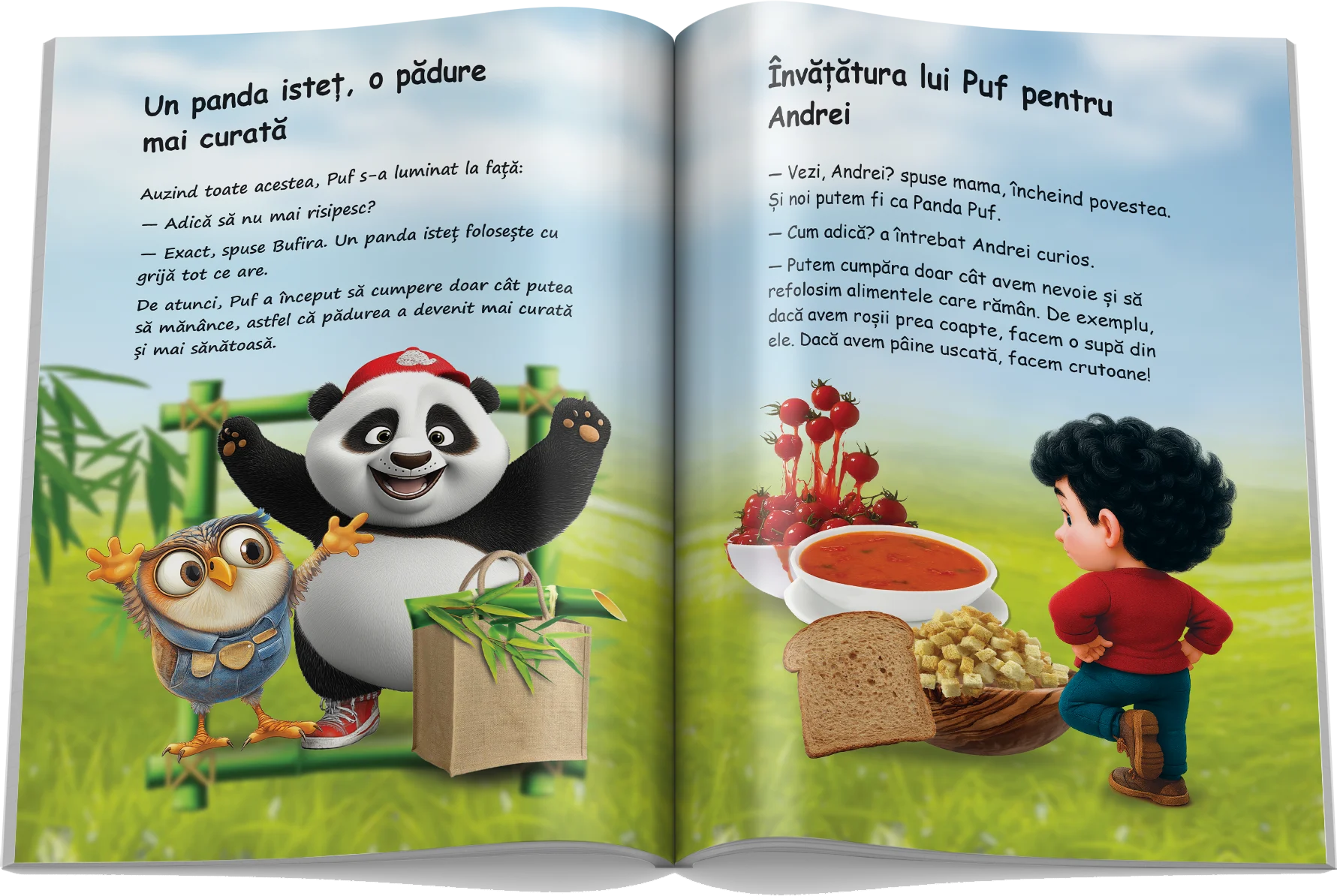 Pagină interioară din Setul Educația Financiară