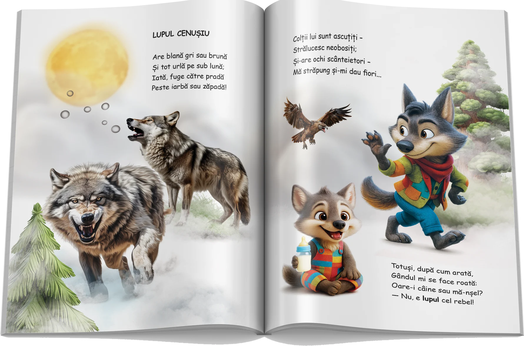 Pagină interioară din Setul Animale