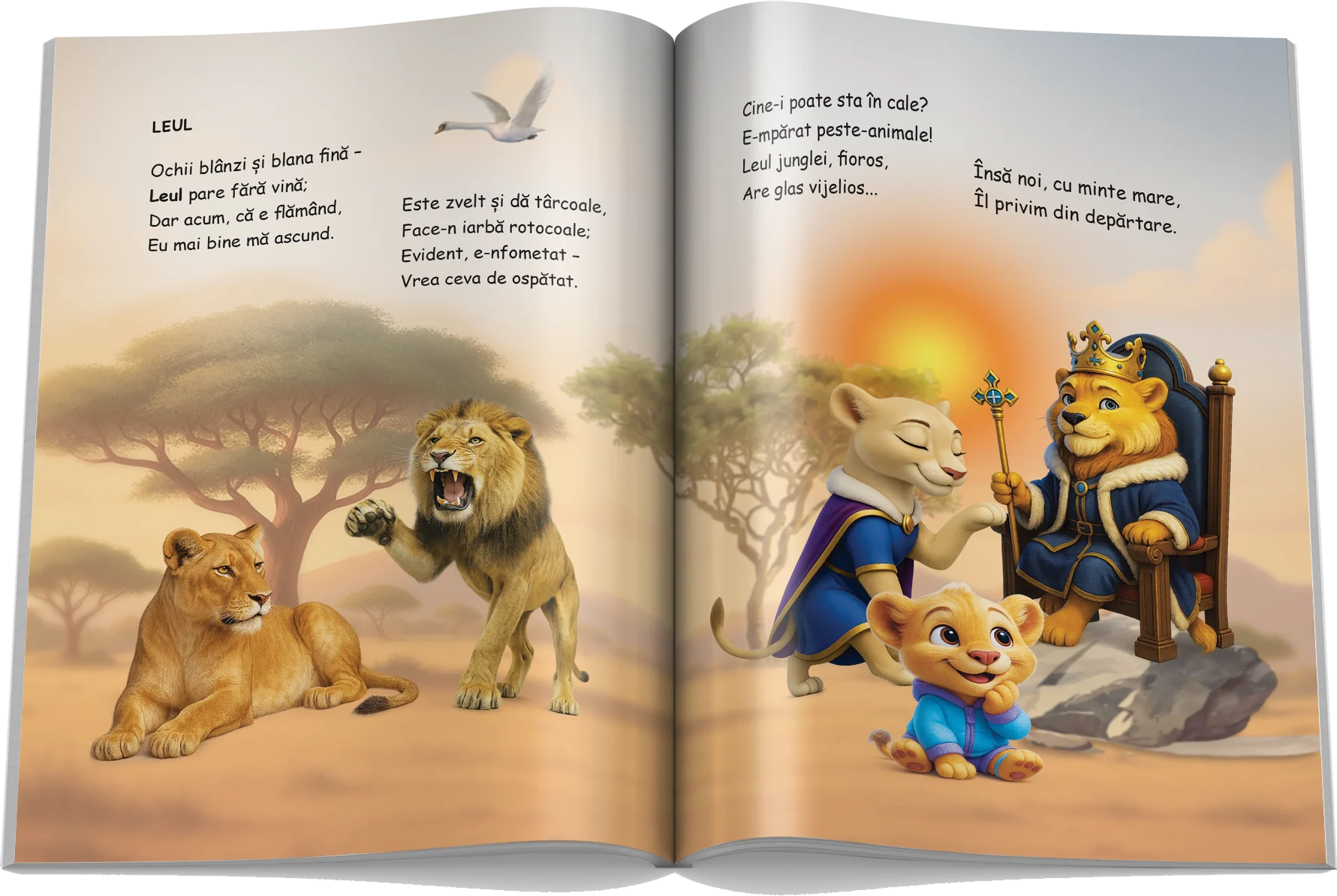 Pagină interioară din Setul Animale