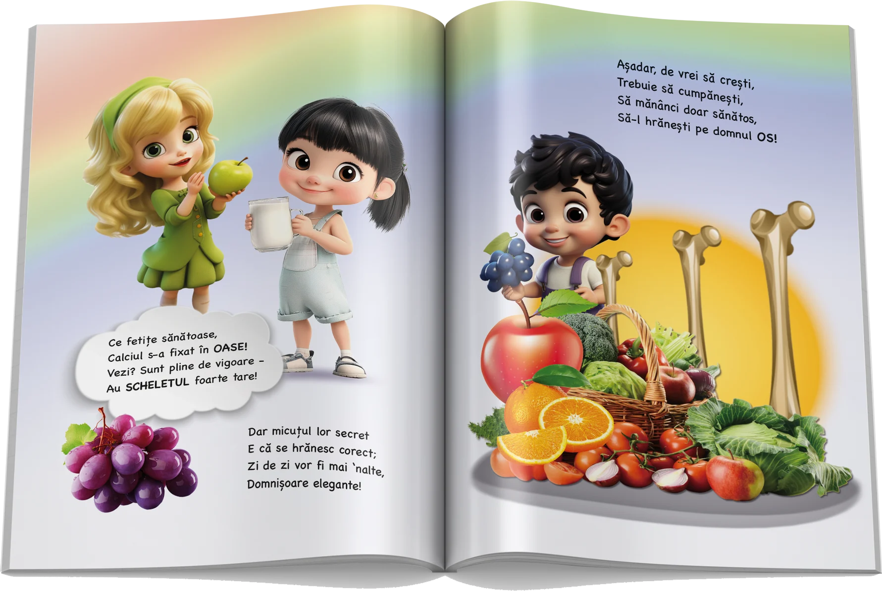 Pagină interioară din Setul Corpul Uman