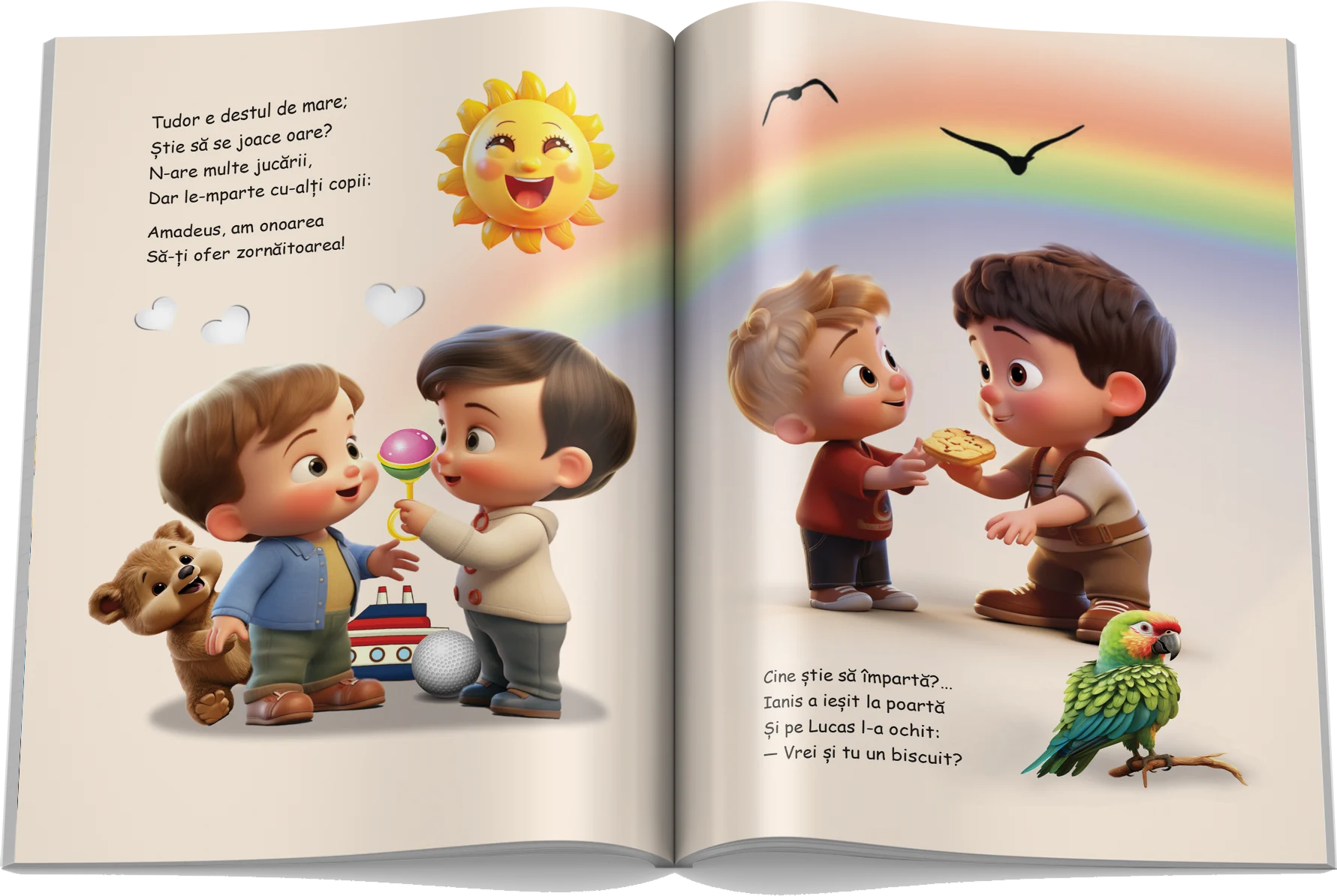 Pagină interioară din Setul Bune Maniere