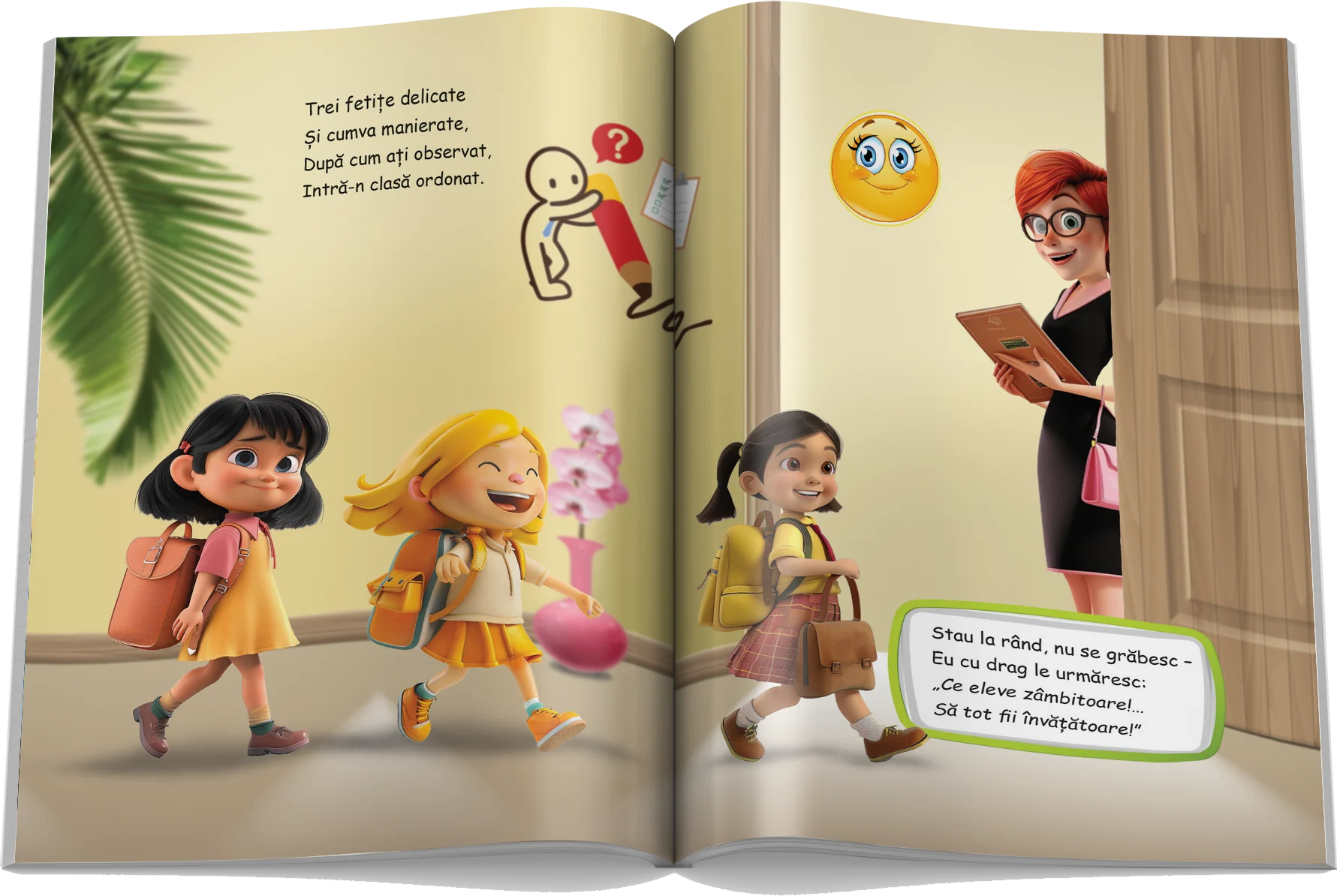 Pagină interioară din Setul Bune Maniere