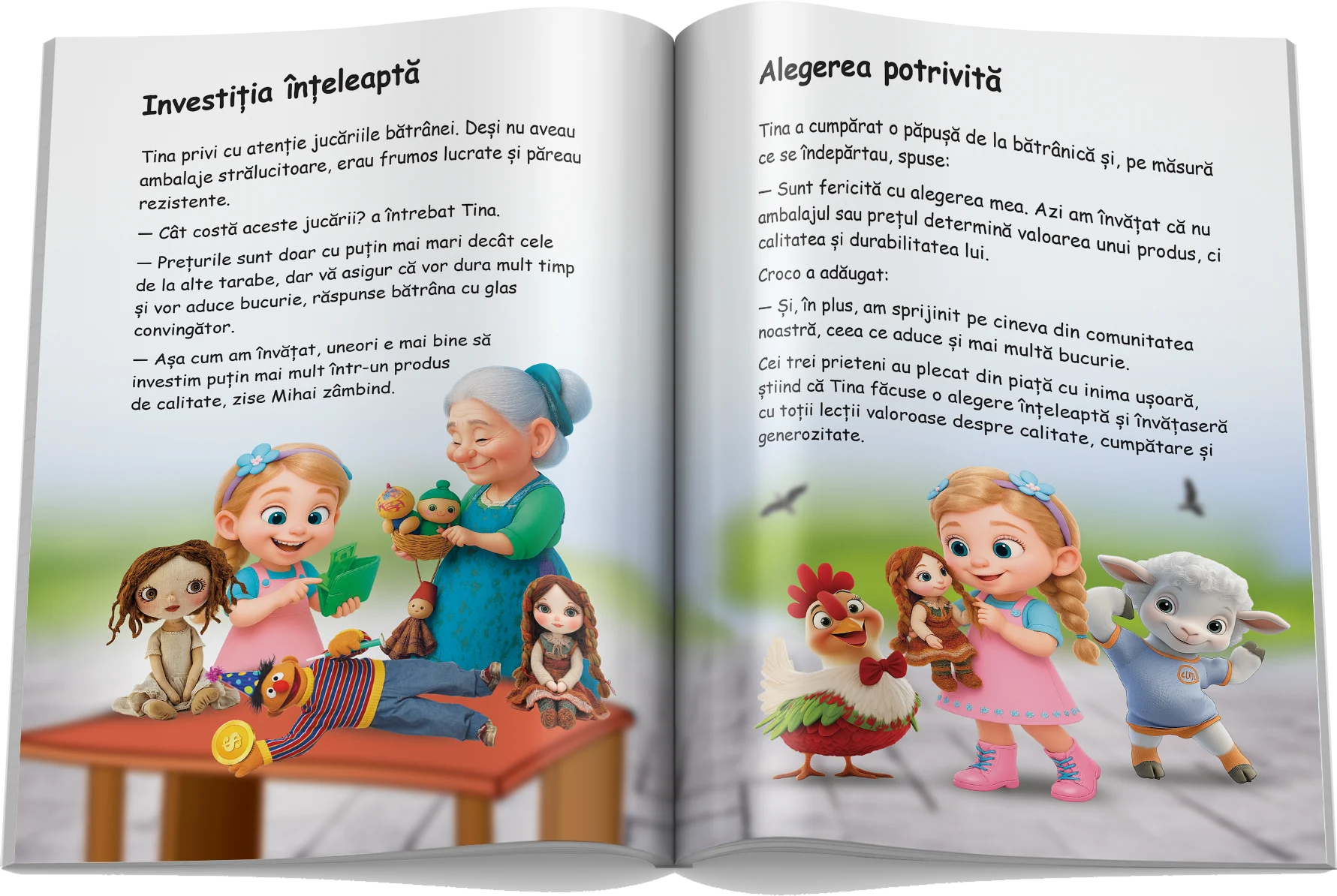 Pagină interioară din Setul Educația Financiară