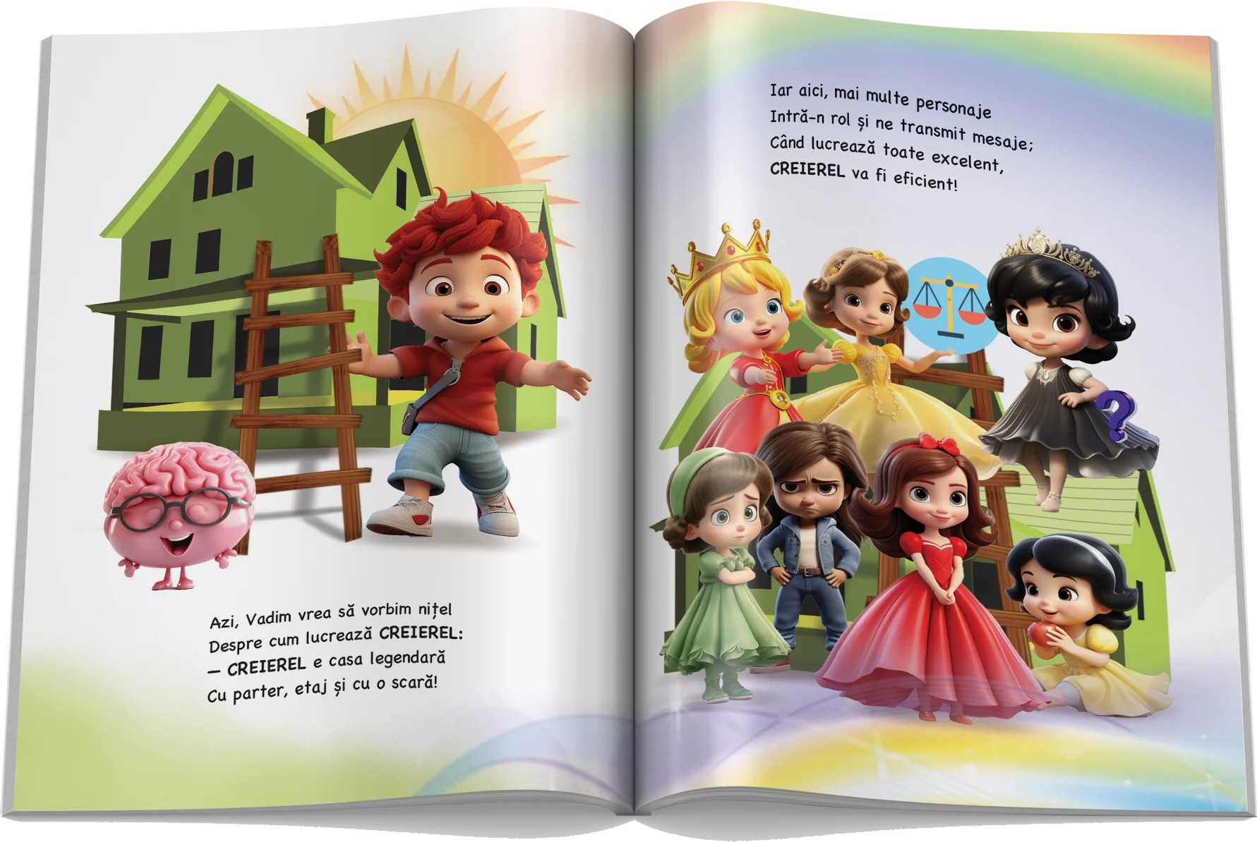 Pagină interioară din Setul Corpul Uman