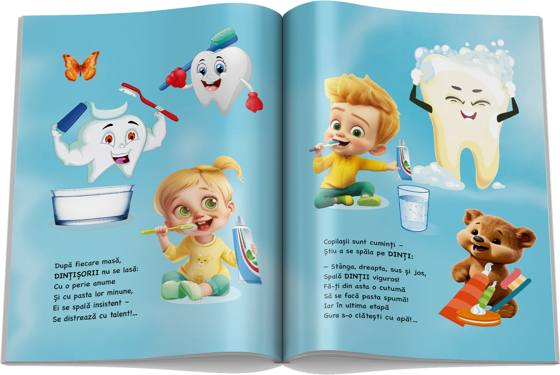 Pagină interioară din Setul Corpul Uman