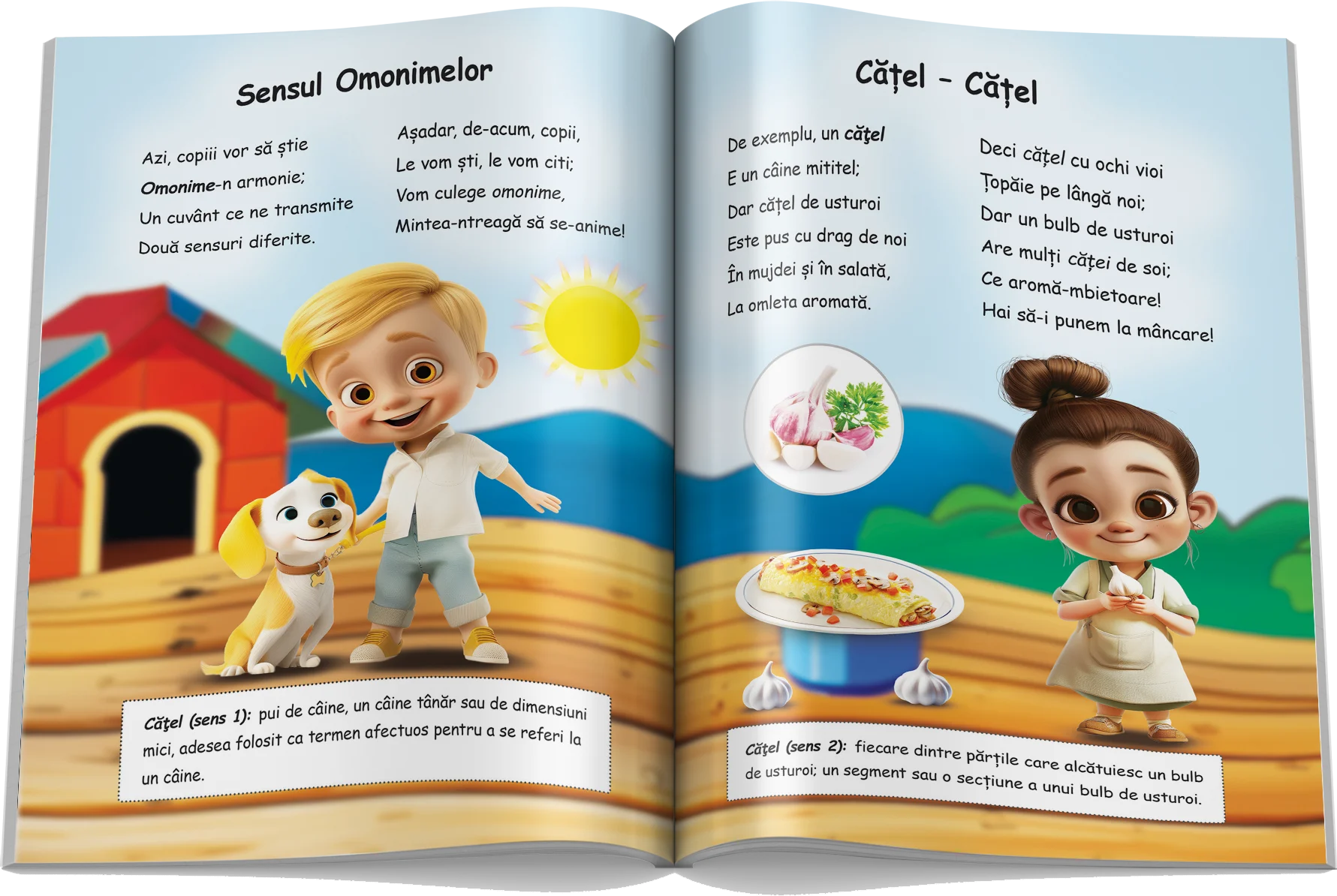 Pagină interioară din Setul Dezvoltarea Limbajului