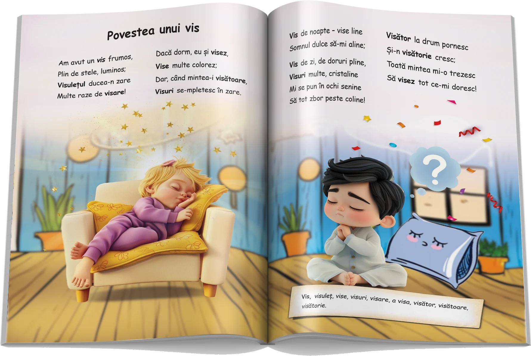 Pagină interioară din Setul Dezvoltarea Limbajului