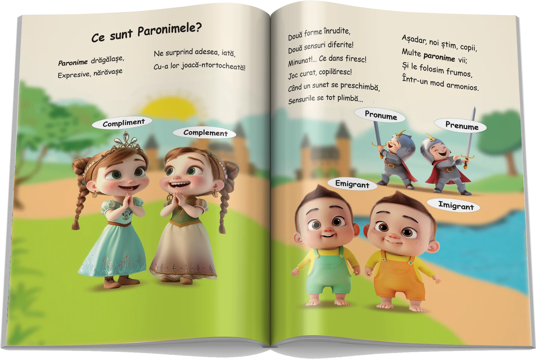 Pagină interioară din Setul Dezvoltarea Limbajului