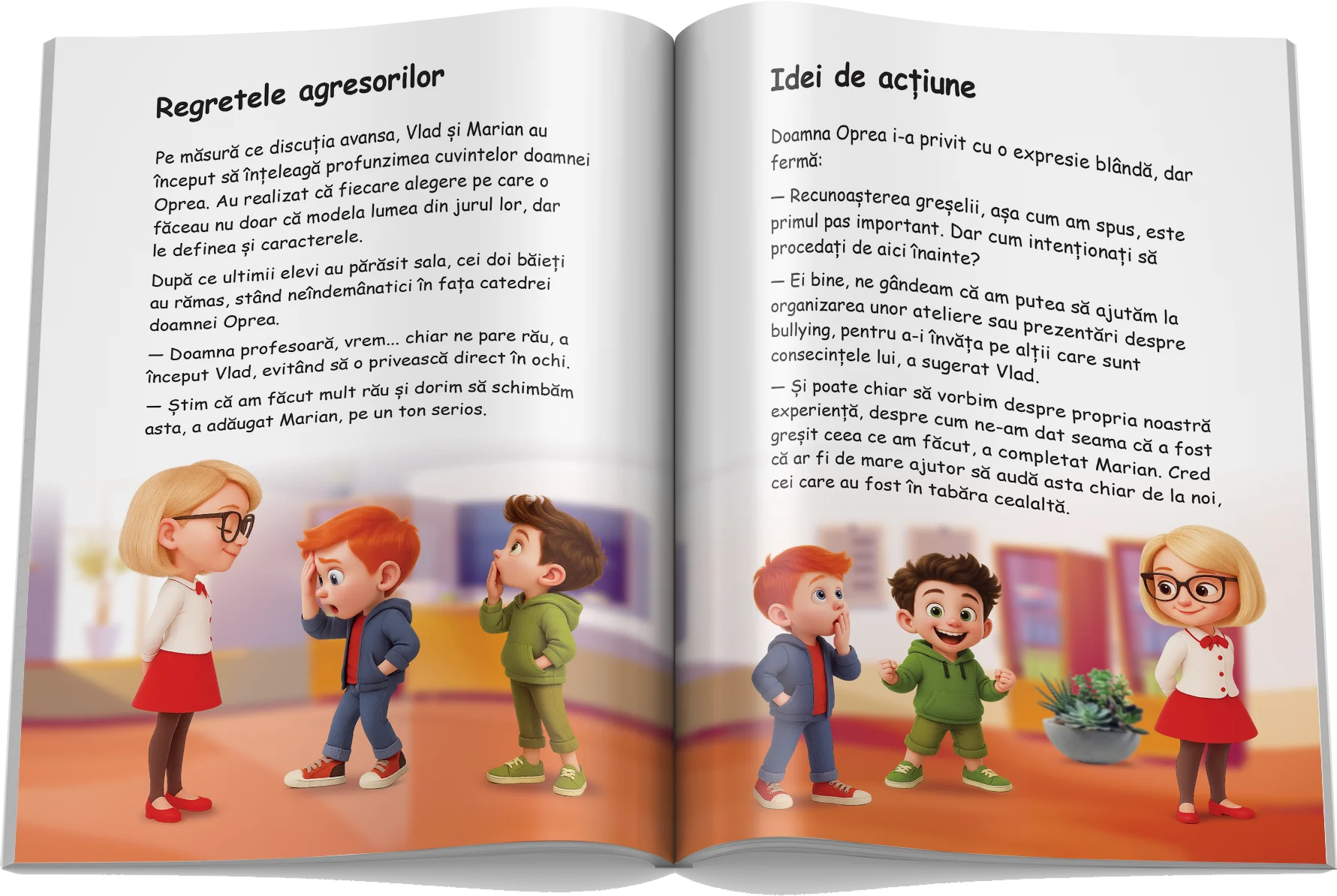 Pagină interioară din Setul Stop Bullying