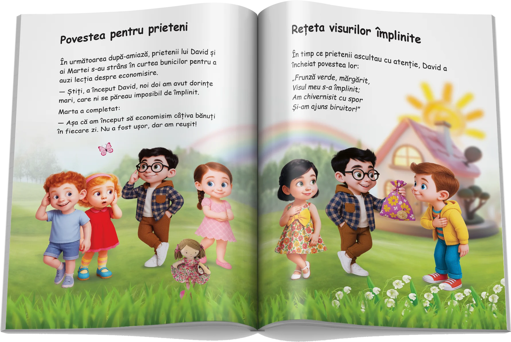 Pagină interioară din Setul Educația Financiară