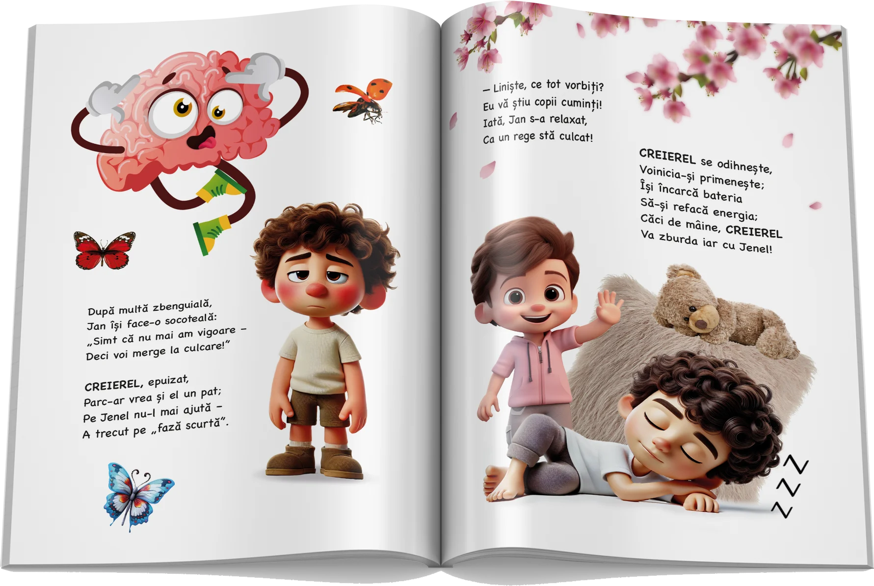 Pagină interioară din Setul Corpul Uman