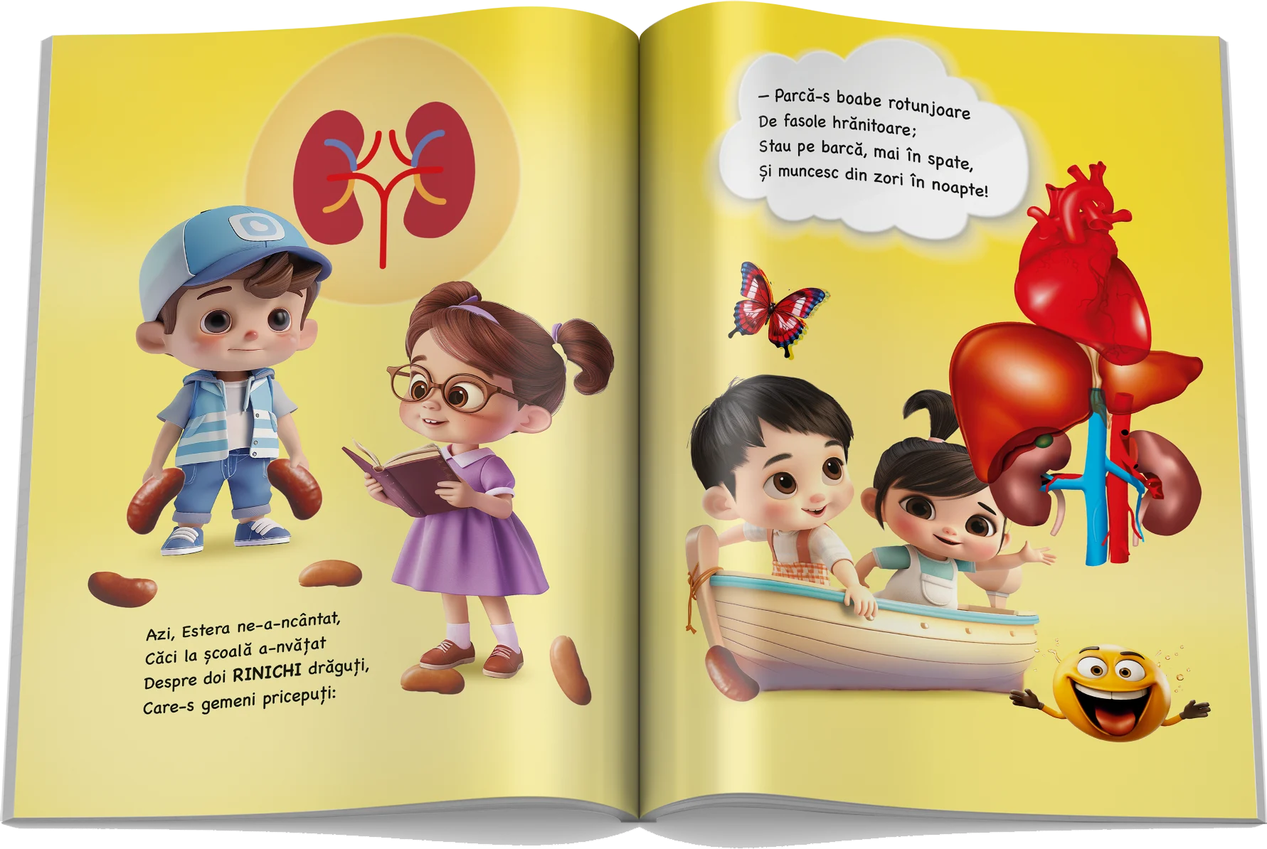 Pagină interioară din Setul Corpul Uman