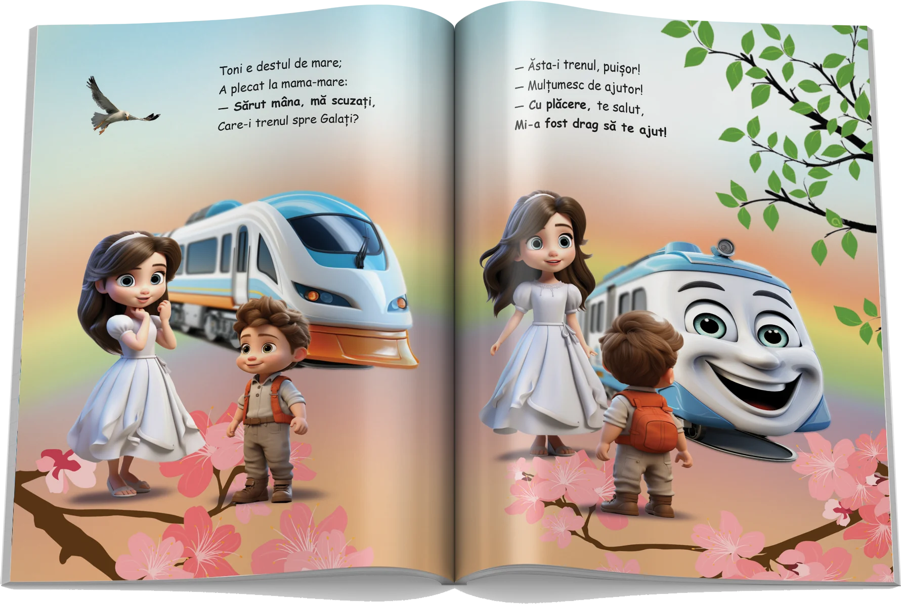 Pagină interioară din Setul Bune Maniere