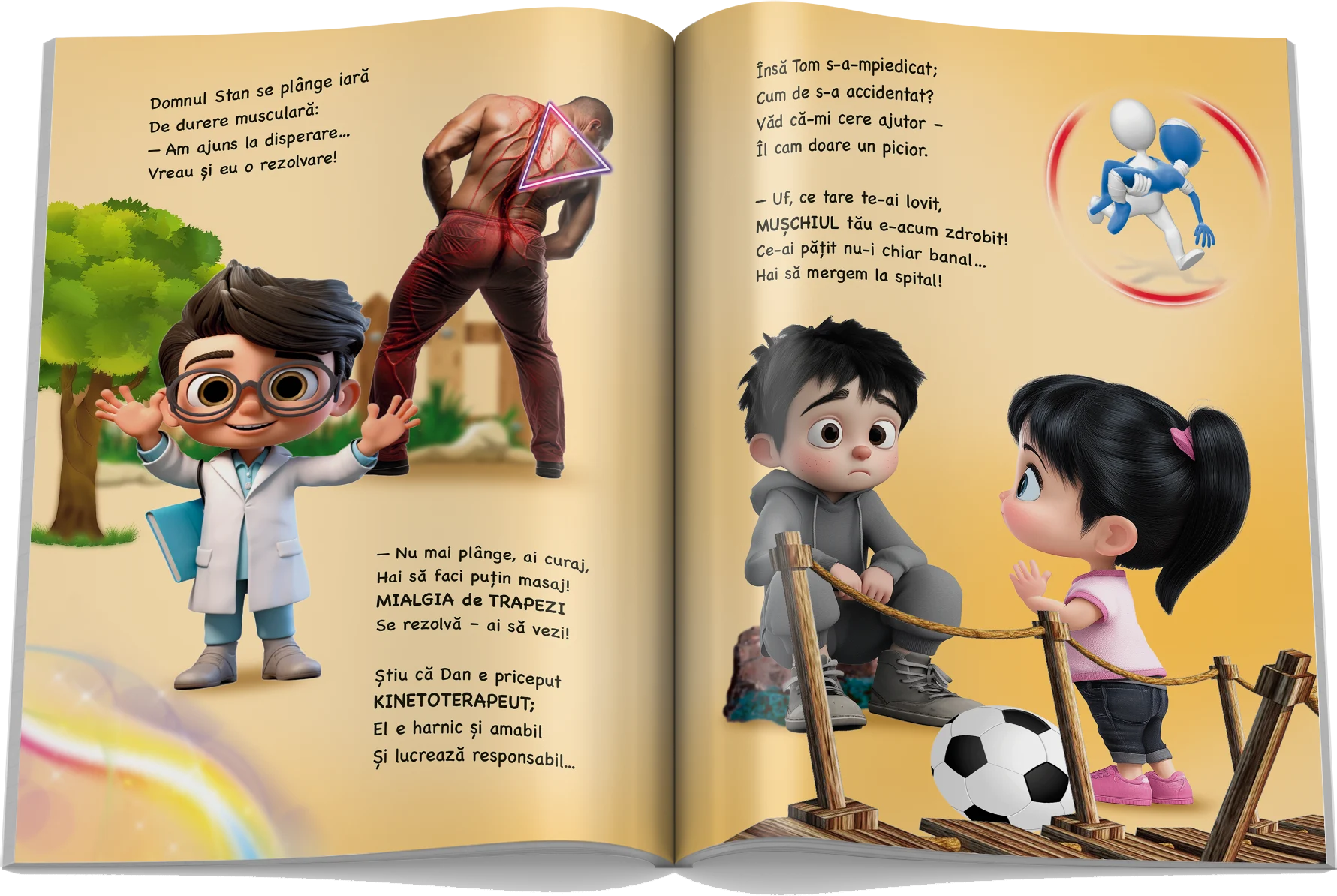 Pagină interioară din Setul Corpul Uman