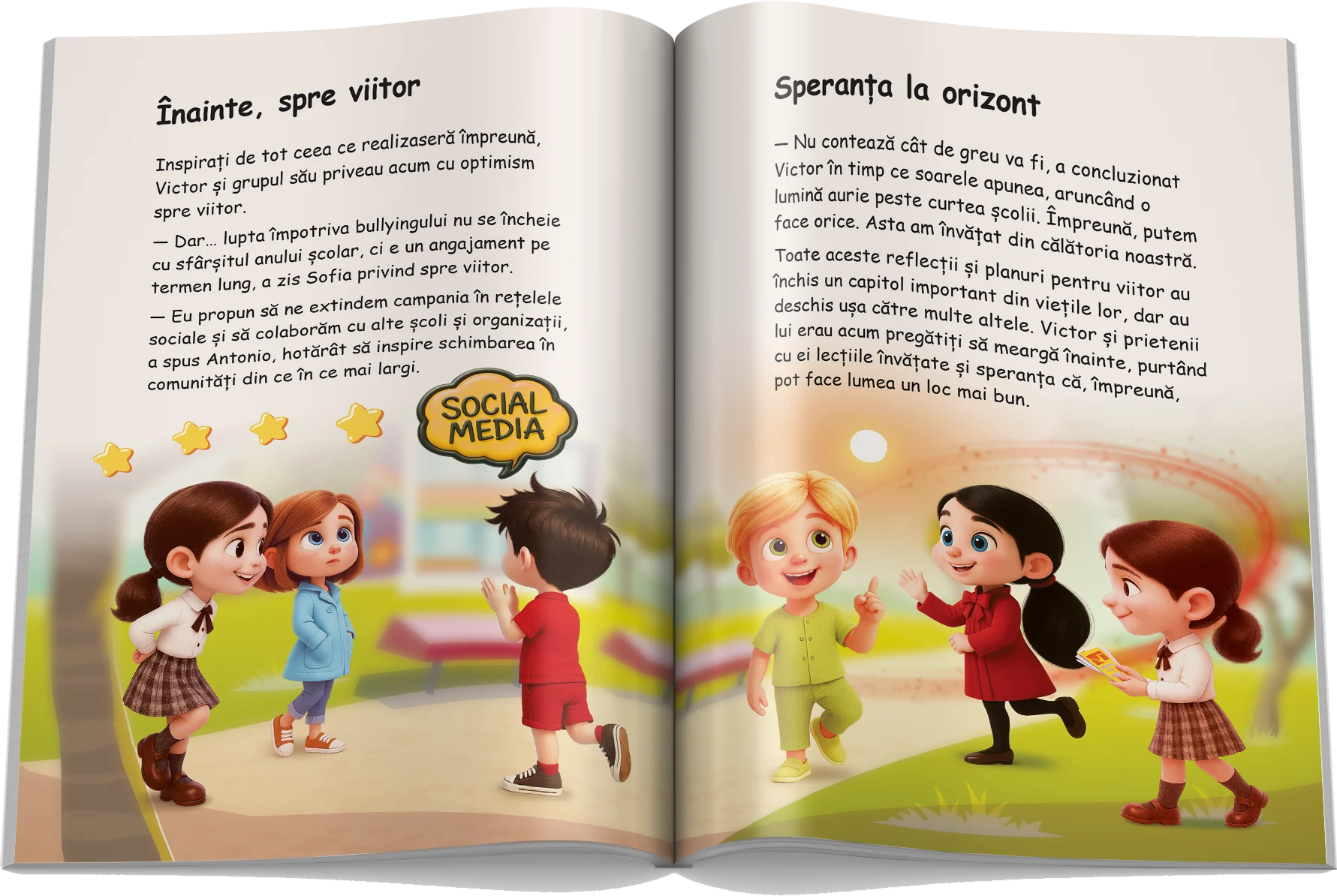 Pagină interioară din Setul Stop Bullying