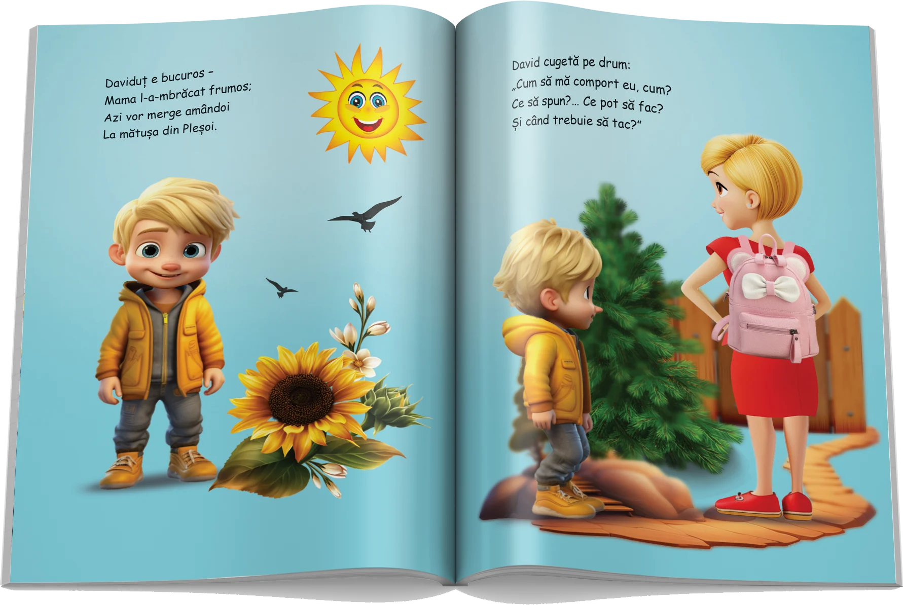 Pagină interioară din Setul Bune Maniere