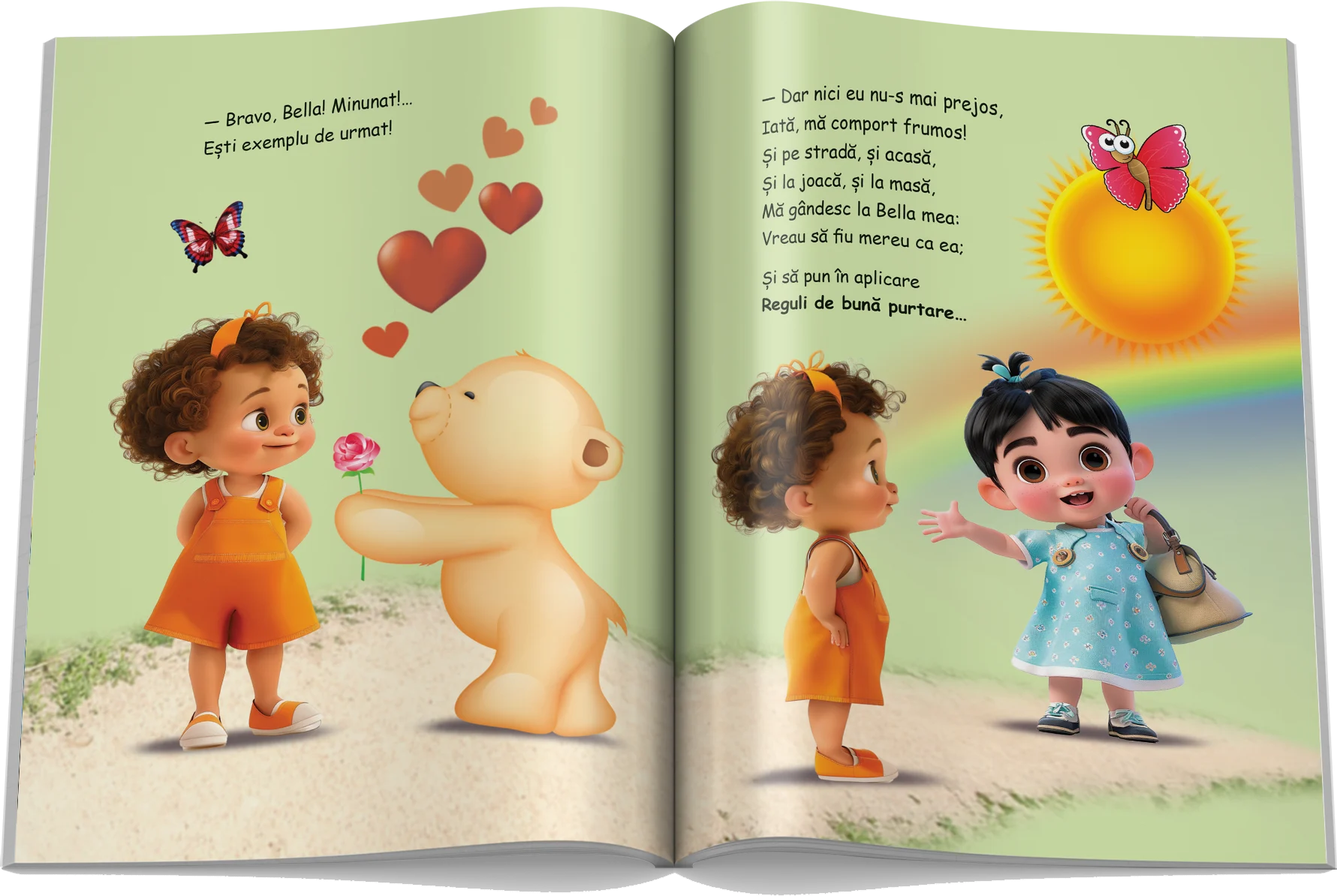 Pagină interioară din Setul Bune Maniere