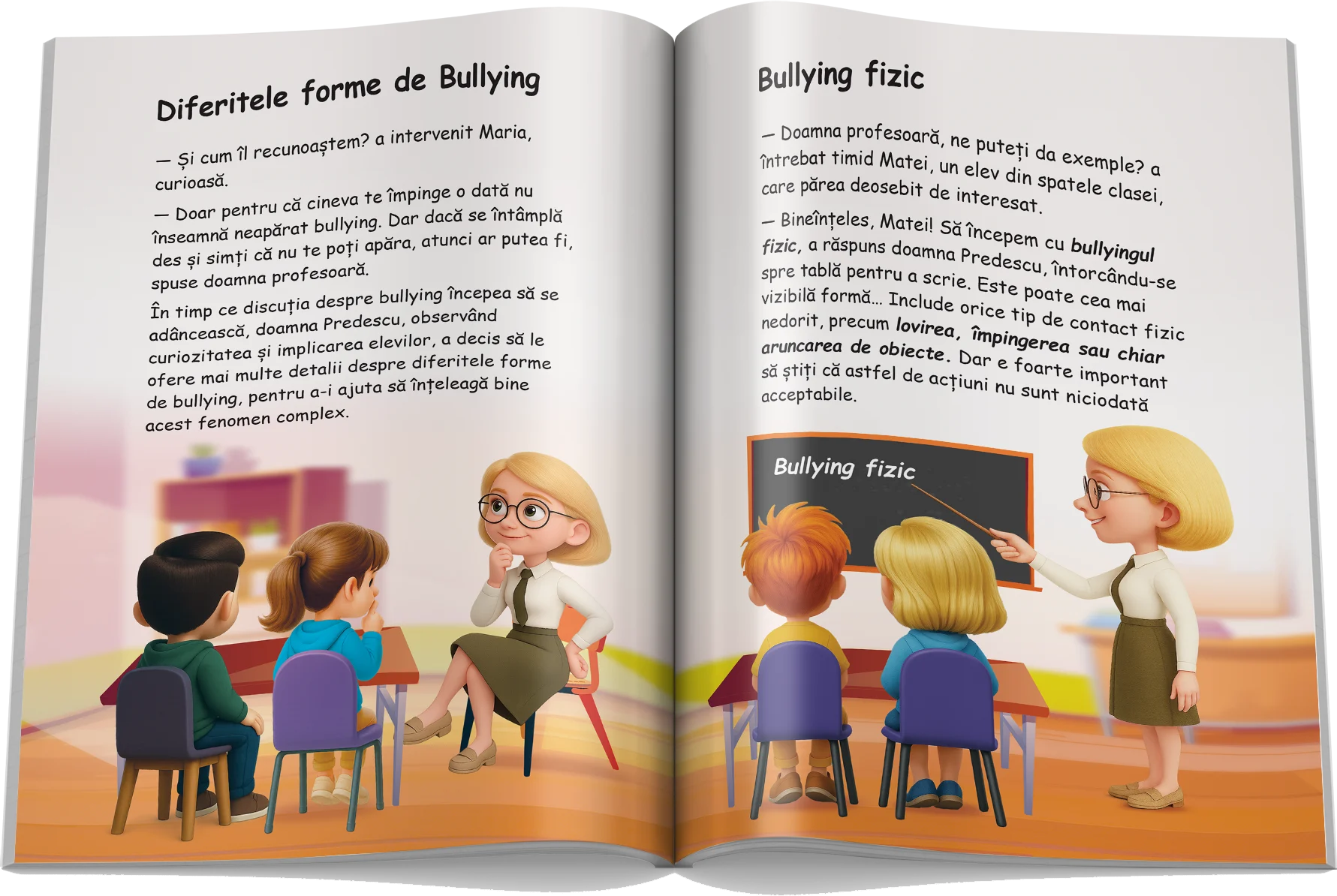 Pagină interioară din Setul Stop Bullying