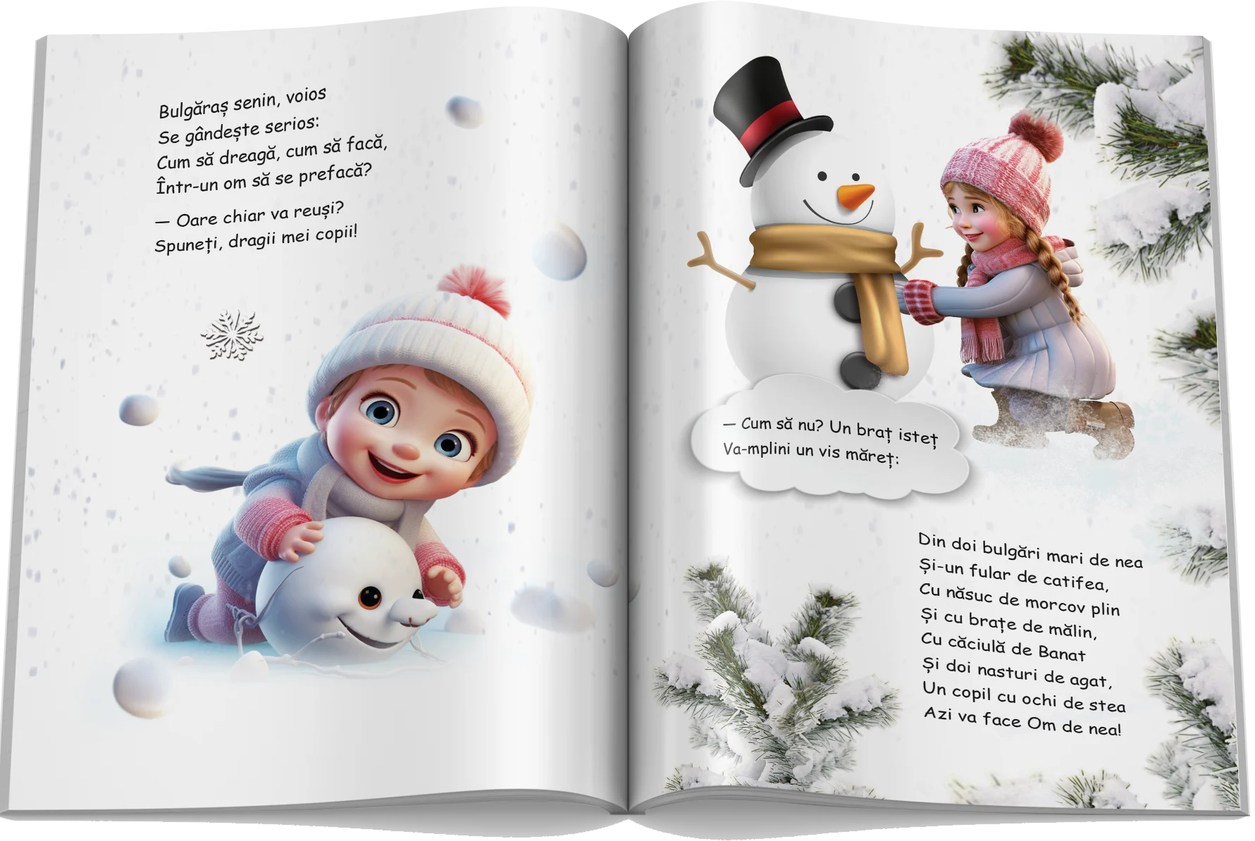 Pagină interioară din Setul Timp și Anotimpuri