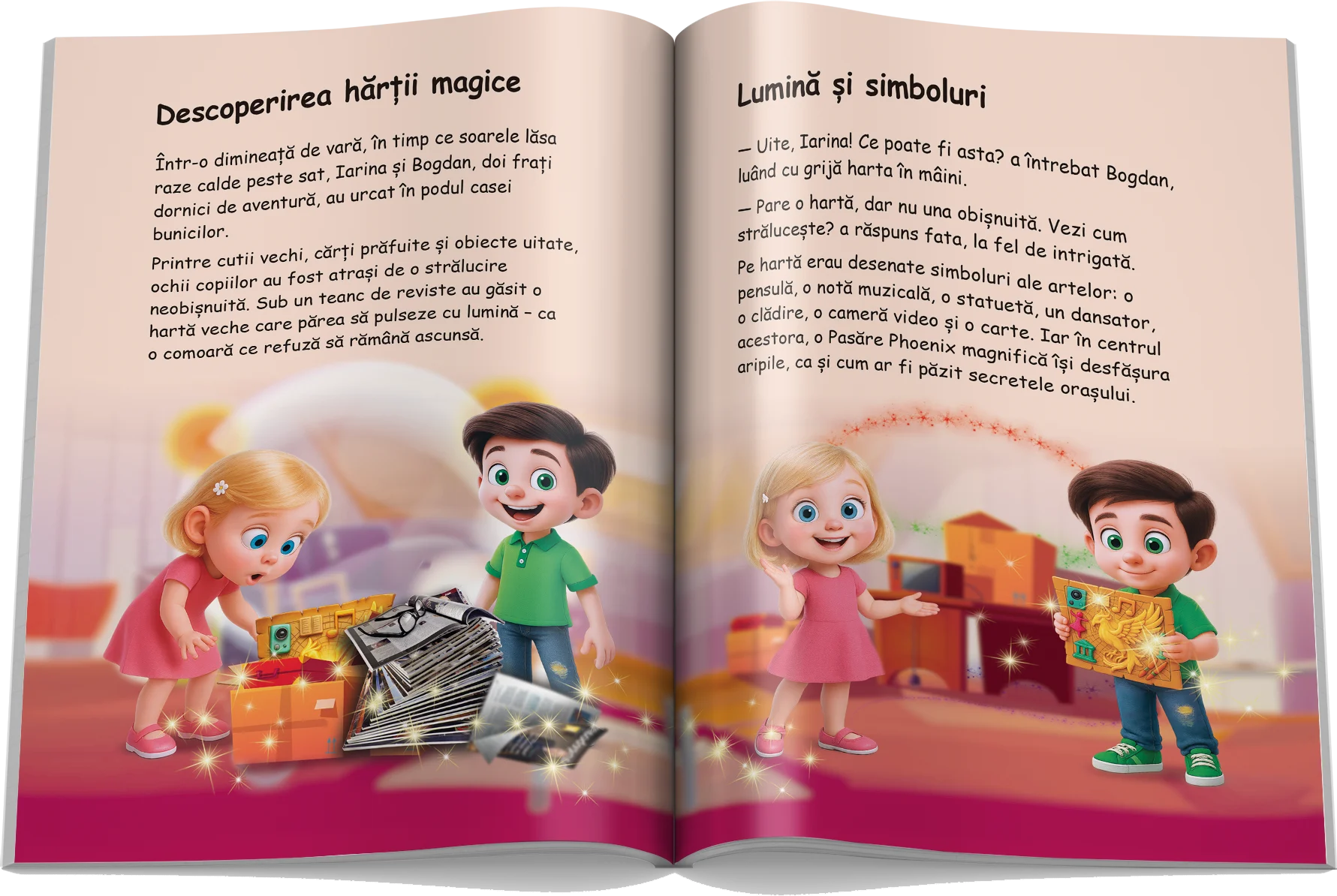 Pagină interioară din Setul Artele Frumoase