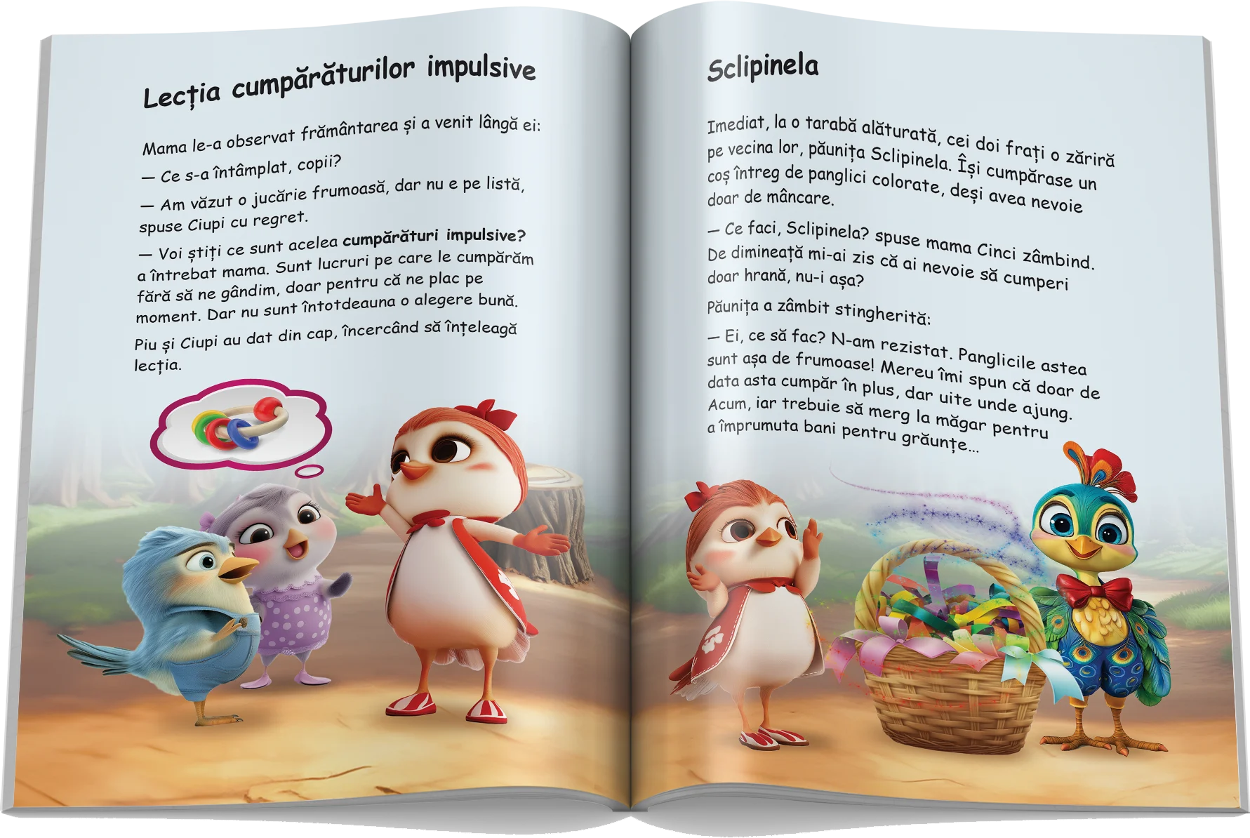 Pagină interioară din Setul Educația Financiară