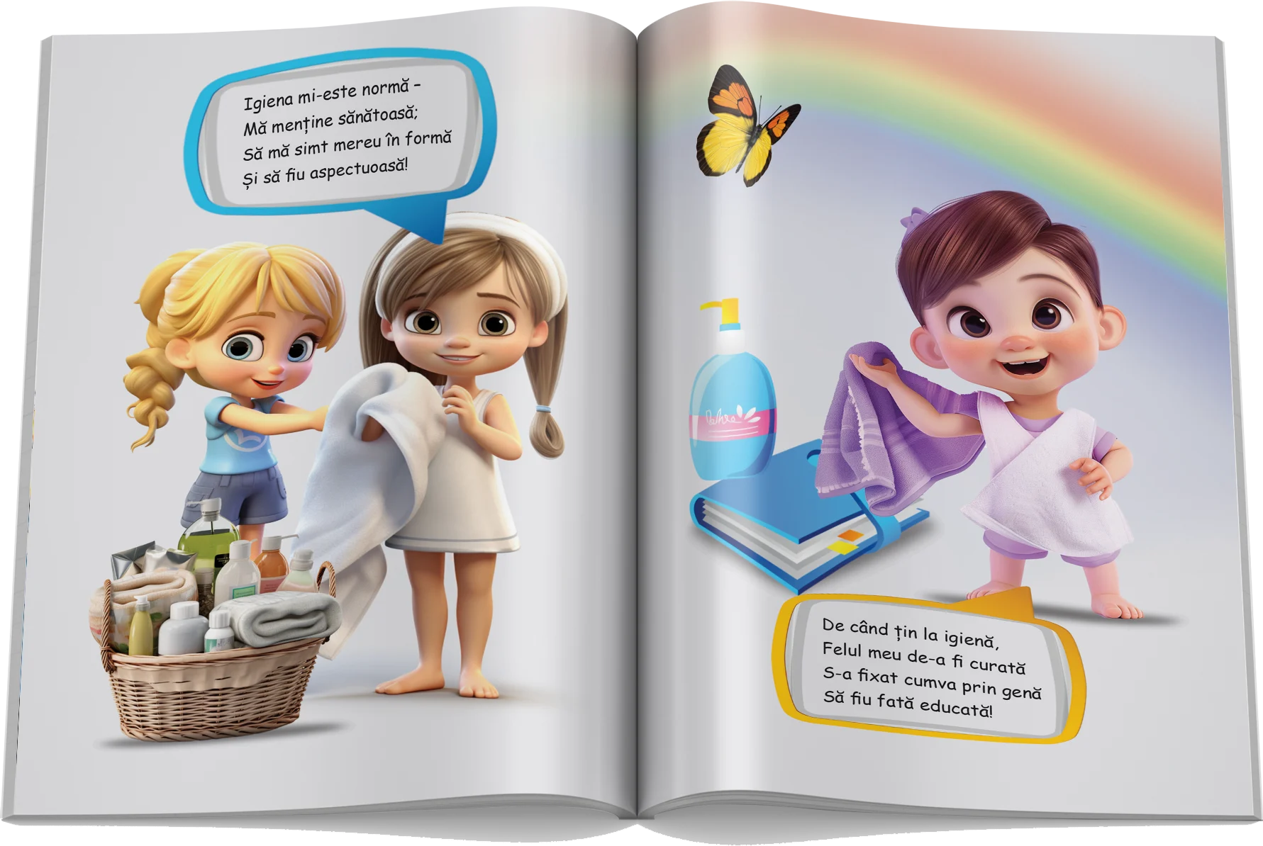 Pagină interioară din Setul Bune Maniere