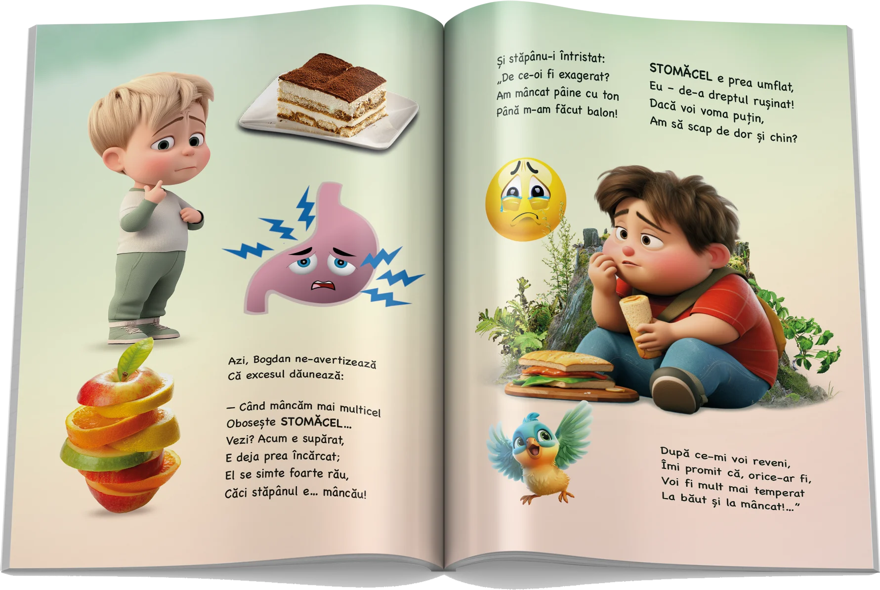 Pagină interioară din Setul Corpul Uman