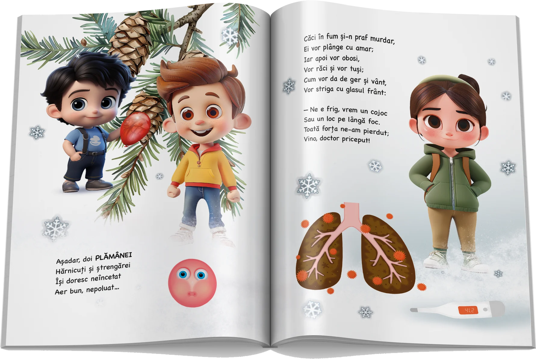 Pagină interioară din Setul Corpul Uman