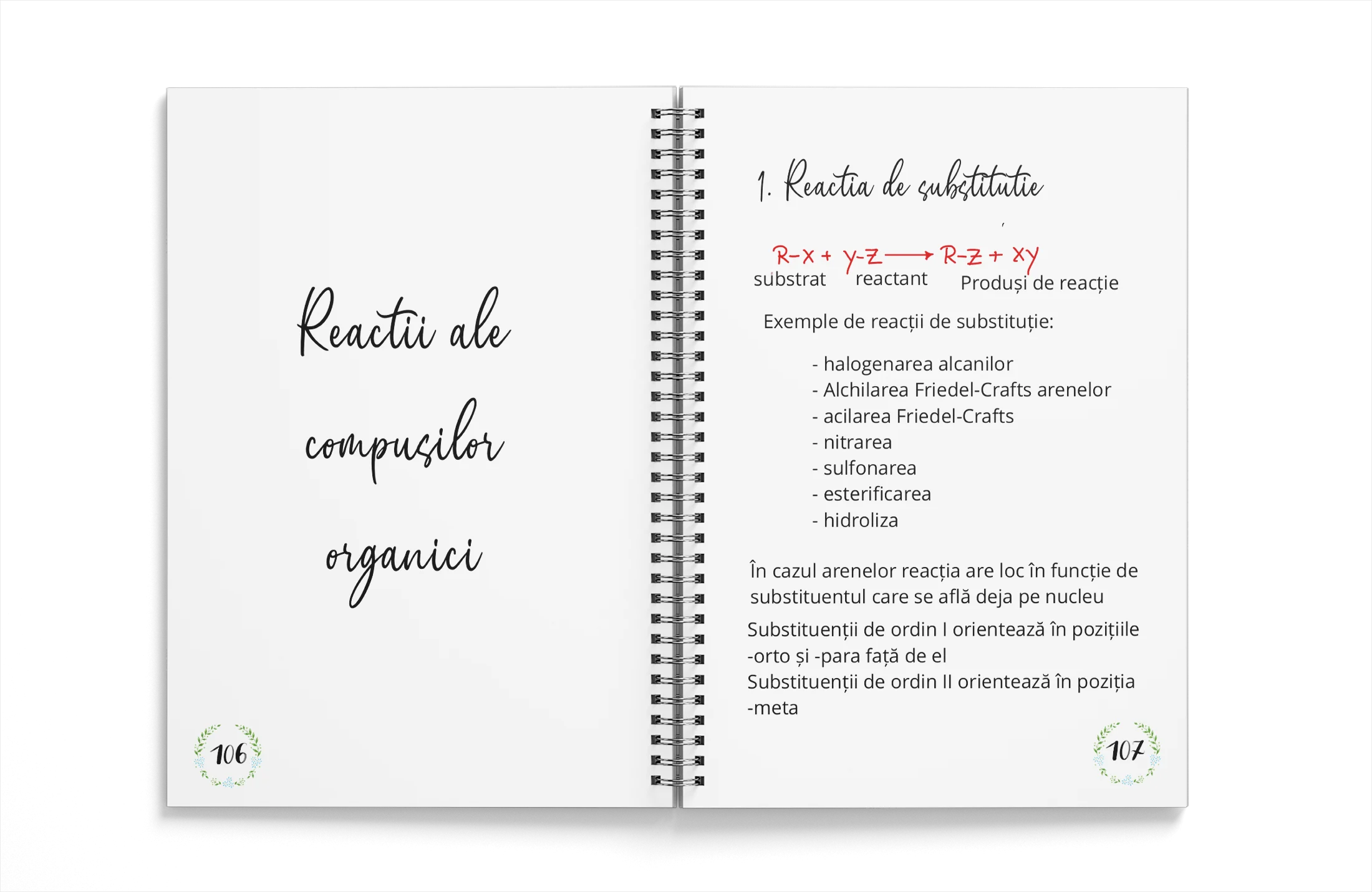 Pagină interioară din Setul Teorie de Chimie pentru Admiterea la Medicină