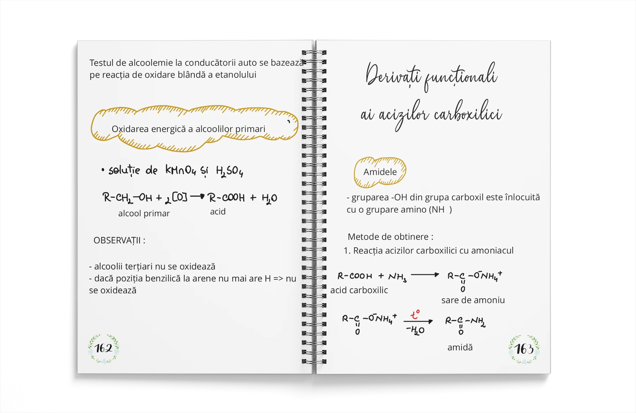Pagină interioară din Setul Teorie de Chimie pentru Admiterea la Medicină