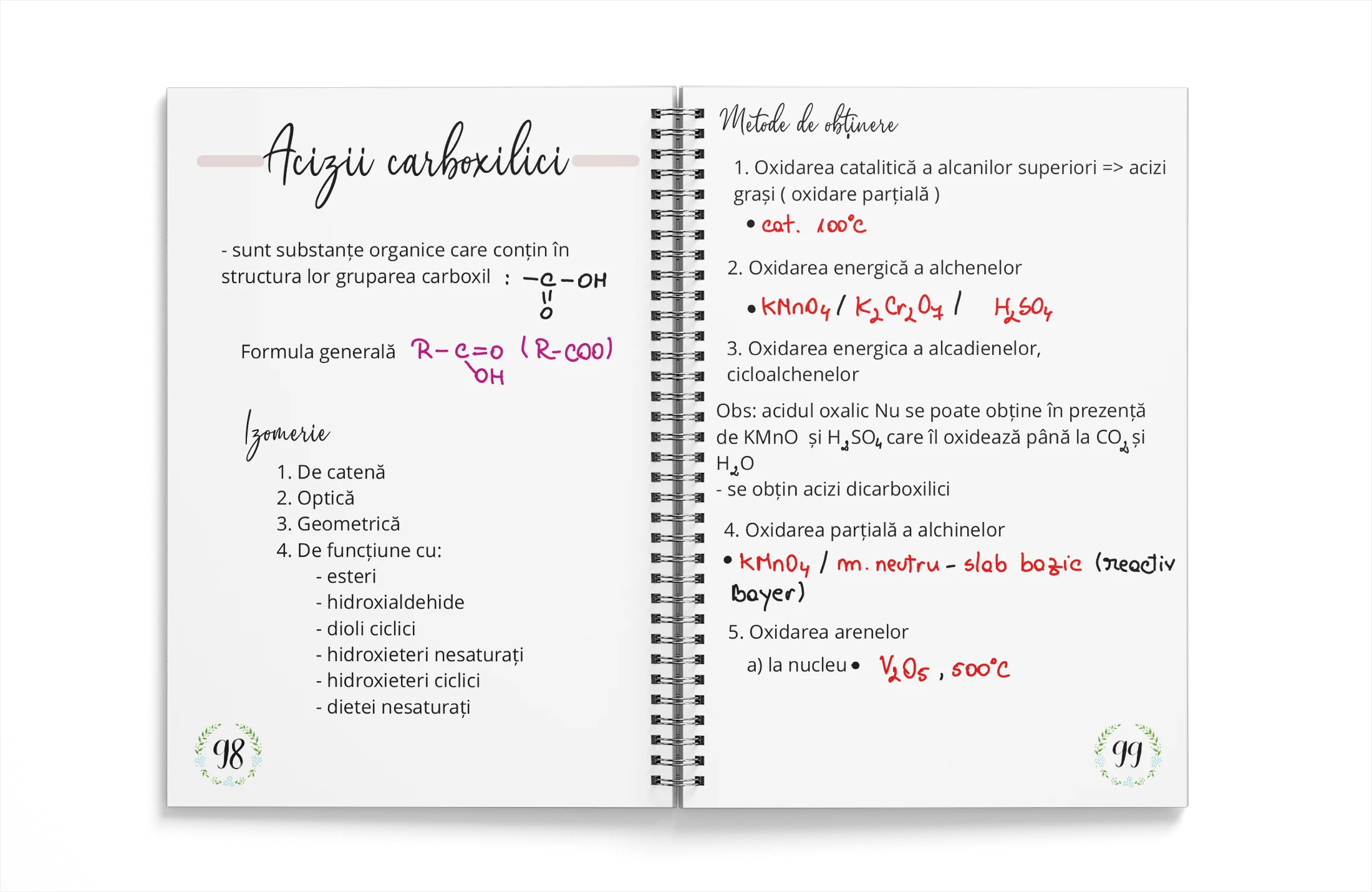Pagină interioară din Setul Teorie de Chimie pentru Admiterea la Medicină