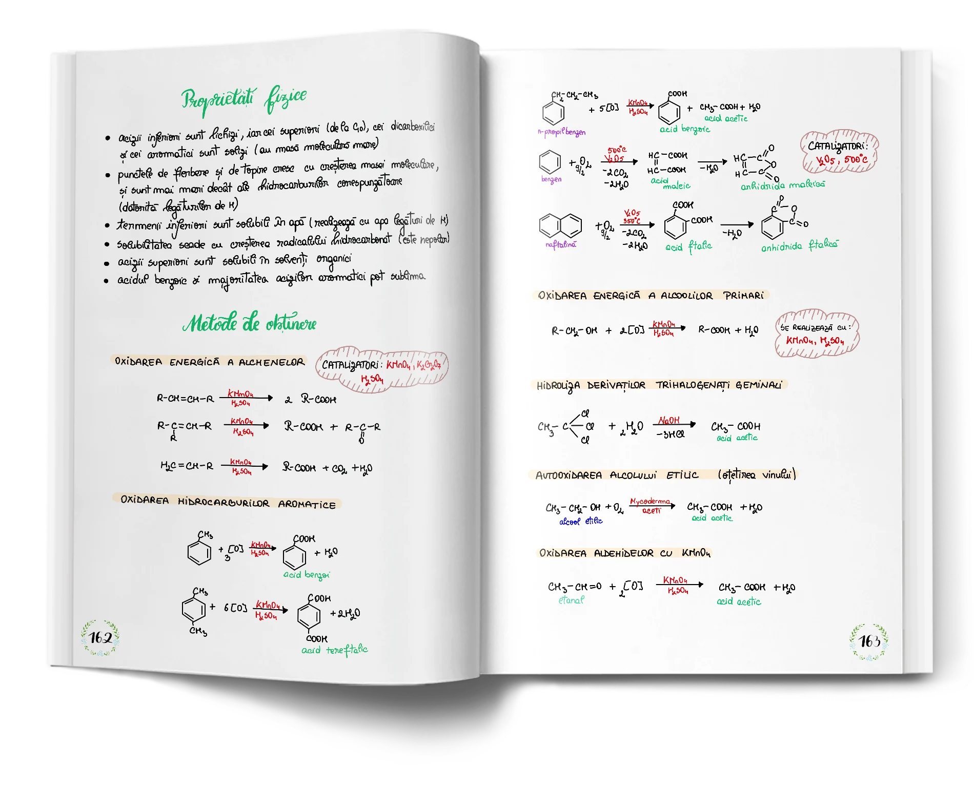 Pagină interioară din Setul Teorie de Chimie pentru Admiterea la Medicină