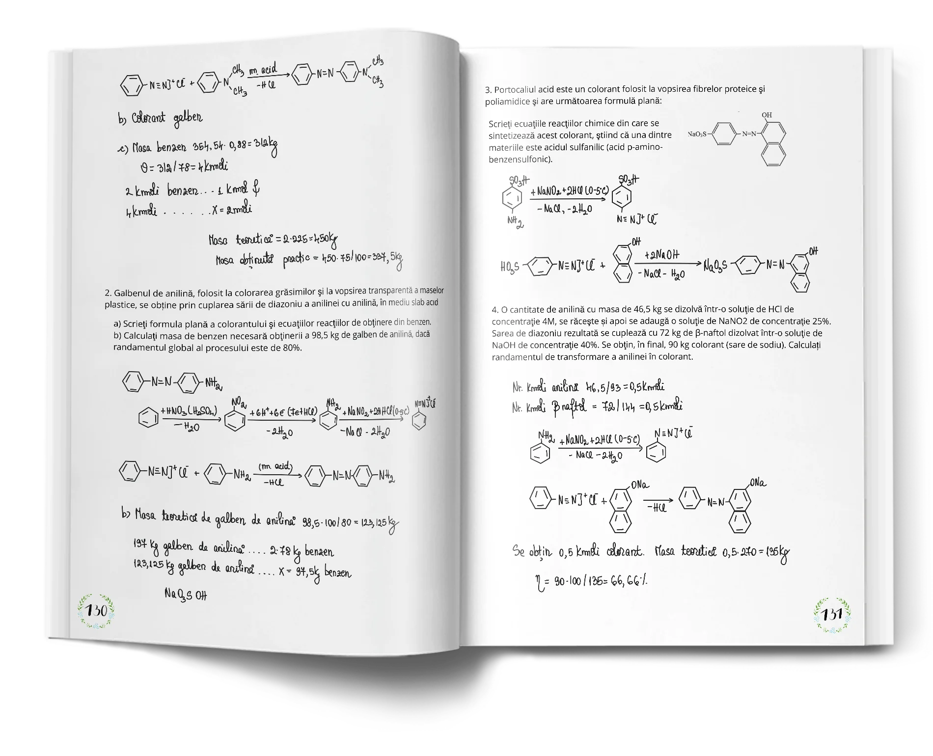 Pagină interioară din Setul Probleme de Chimie pentru Admiterea la Medicină