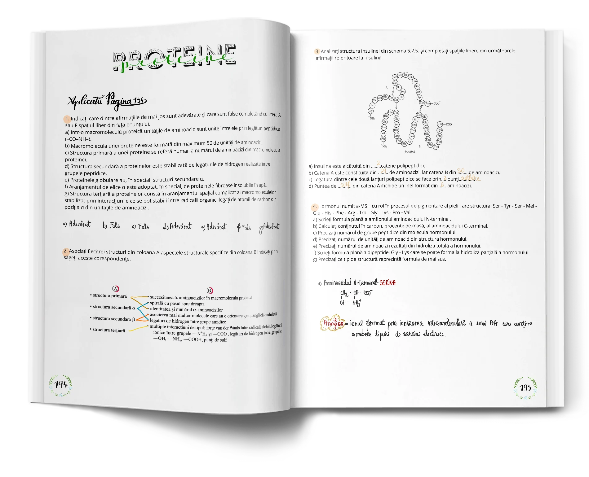 Pagină interioară din Setul Probleme de Chimie pentru Admiterea la Medicină