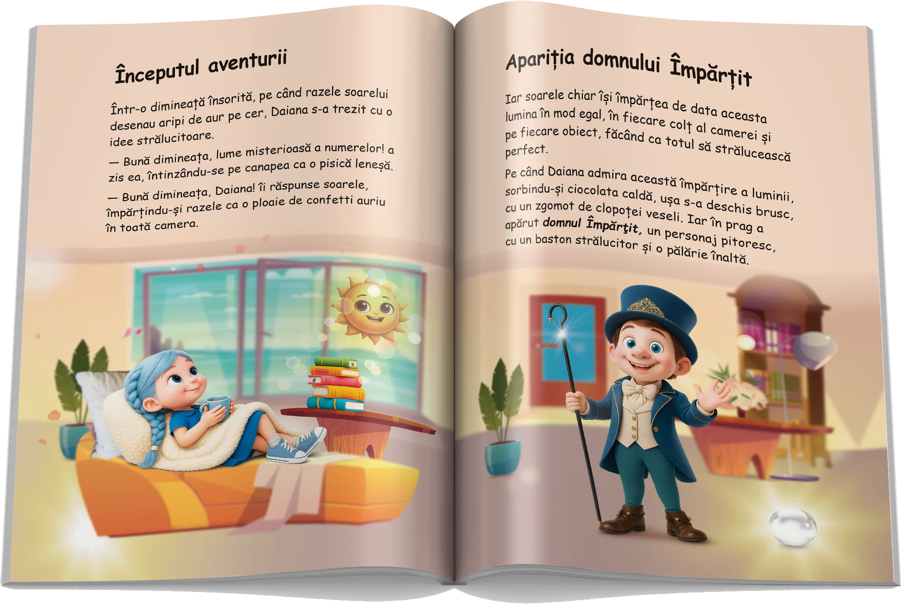 Pagină interioară din Setul Matematică